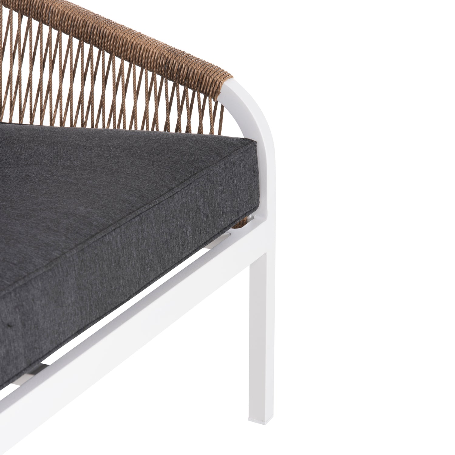 Диван шайцвят натурал-бял