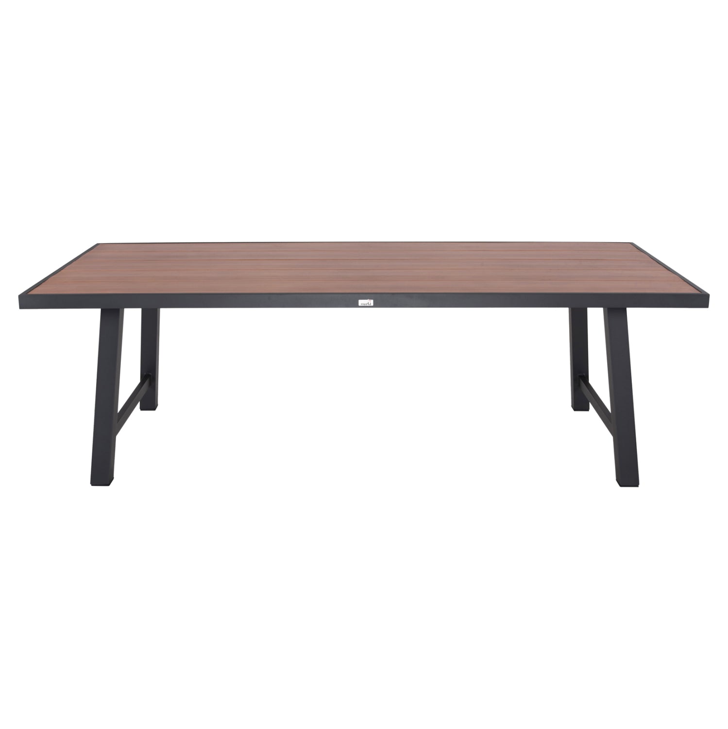 Маса GOBAR 240х105 алуминиева -цвят антрацит-натурал