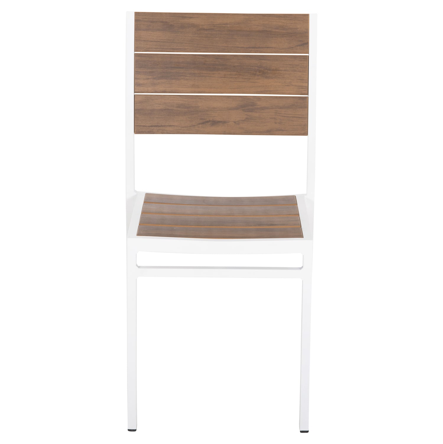 Алуминиев стол  SAGA  бял  46x52x86см.