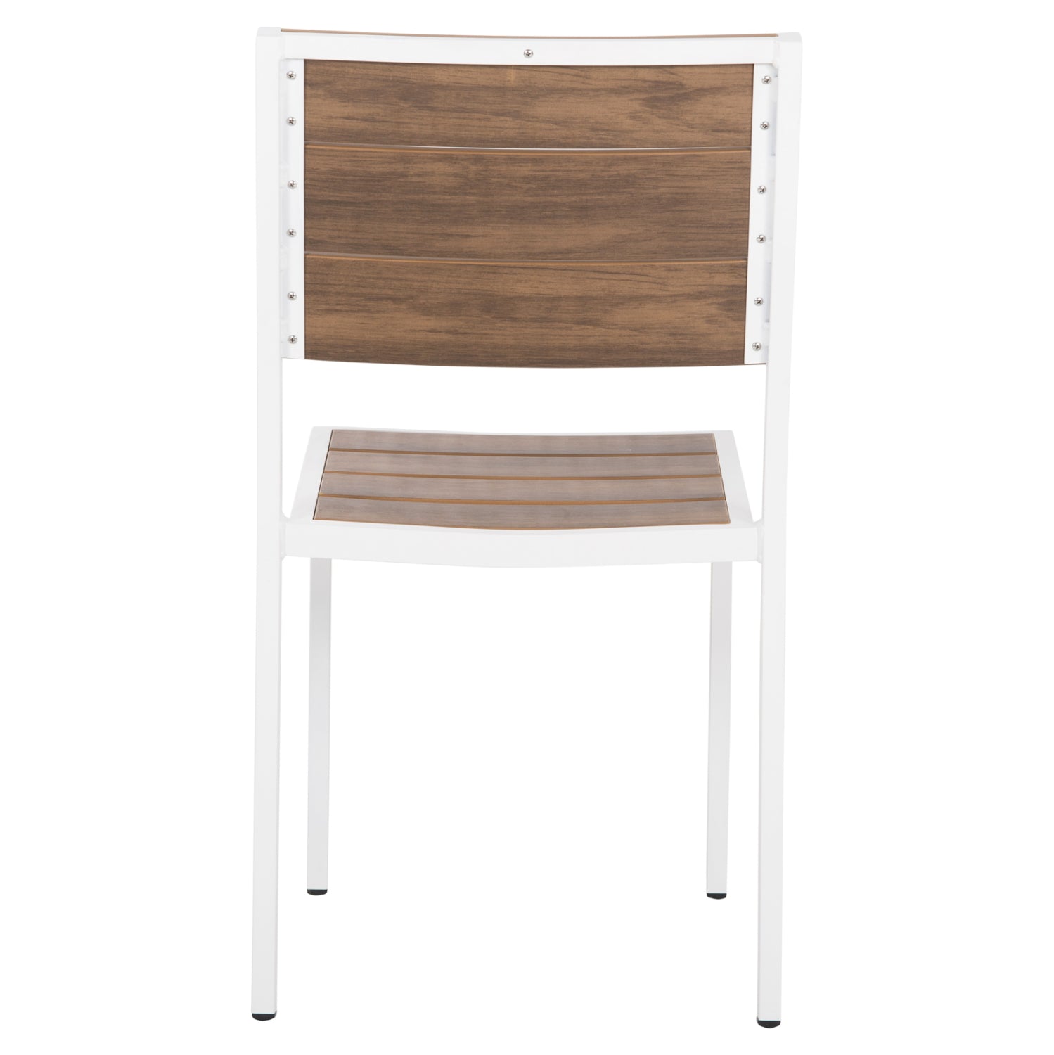 Алуминиев стол  SAGA  бял  46x52x86см.