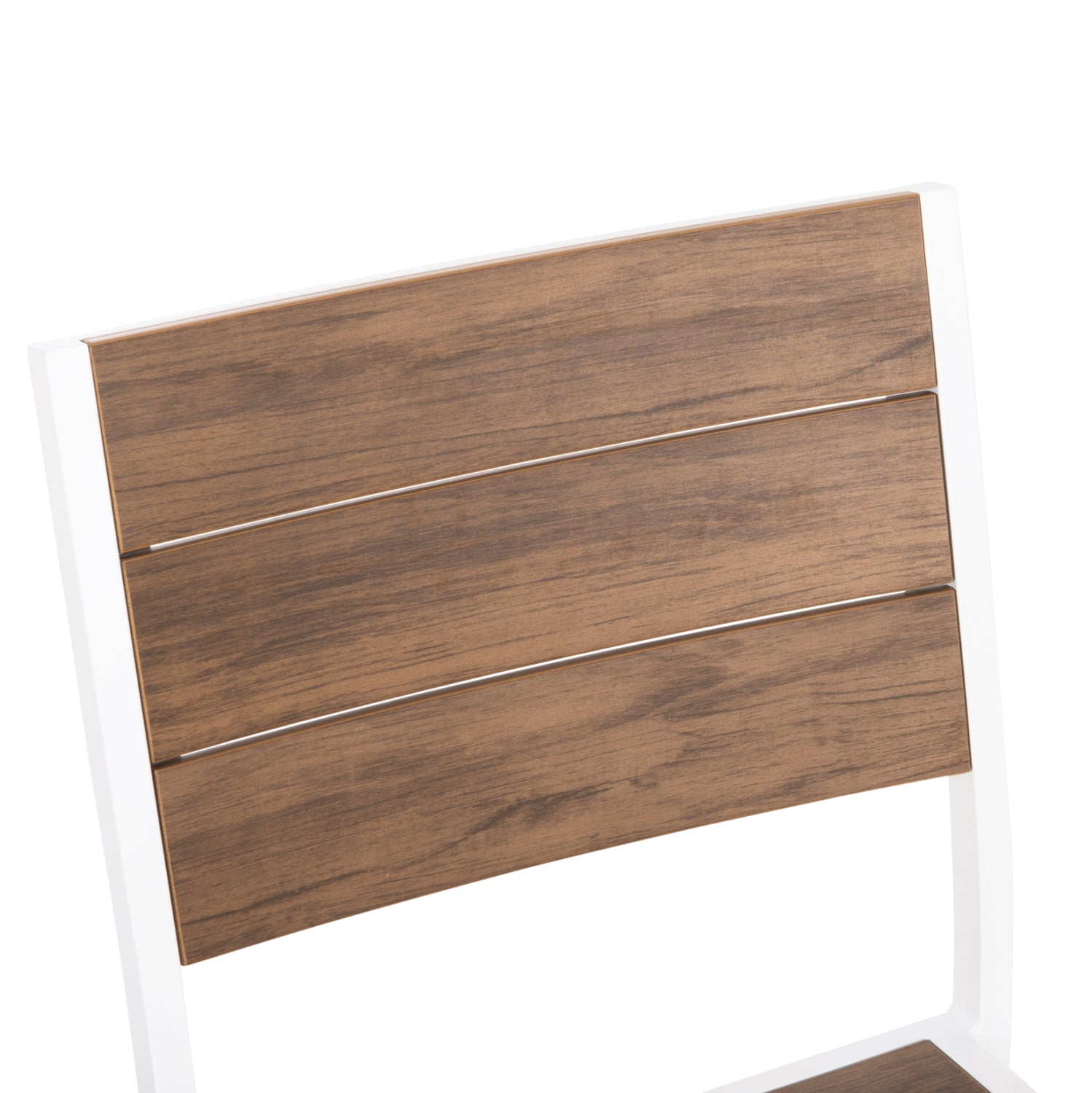 Алуминиев стол  SAGA  бял  46x52x86см.