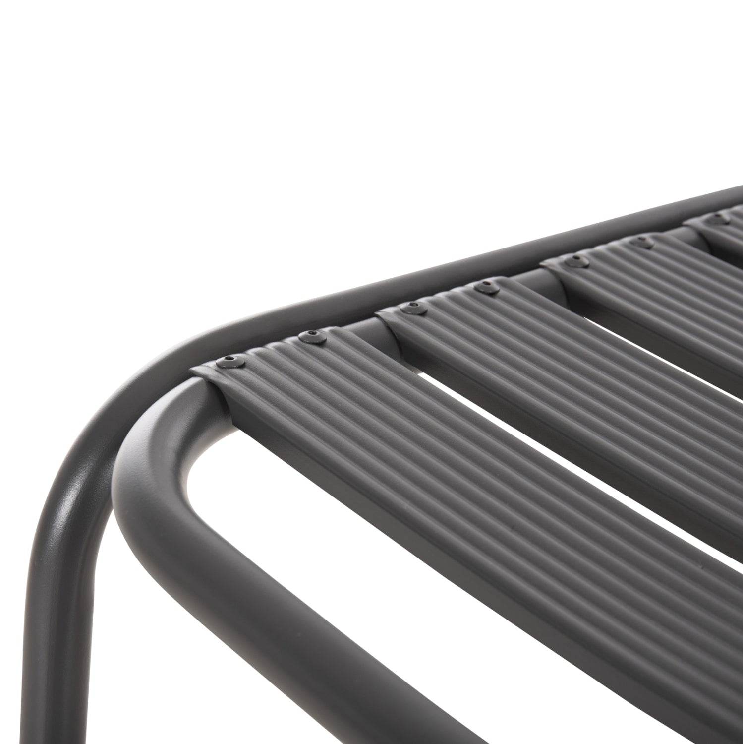 Бар стол LAURA средна височина сив цвят 58,5x58x104