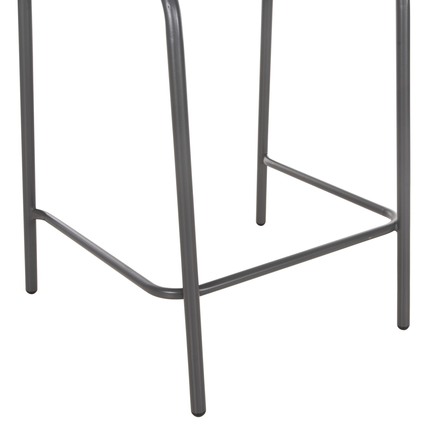 Бар стол LAURA средна височина сив цвят 58,5x58x104