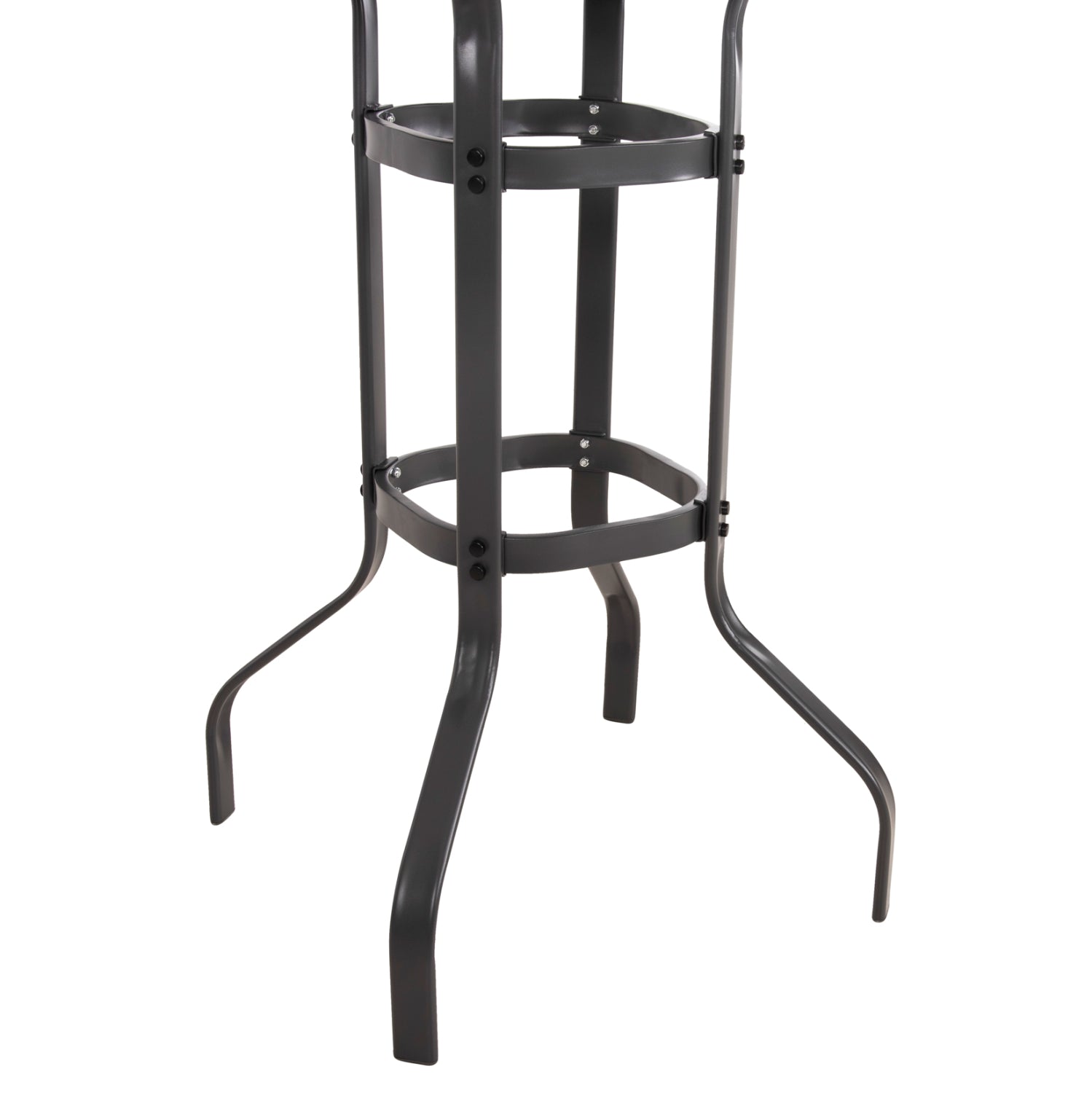 Бар маса FIGGY сив цвят 60x60x100см