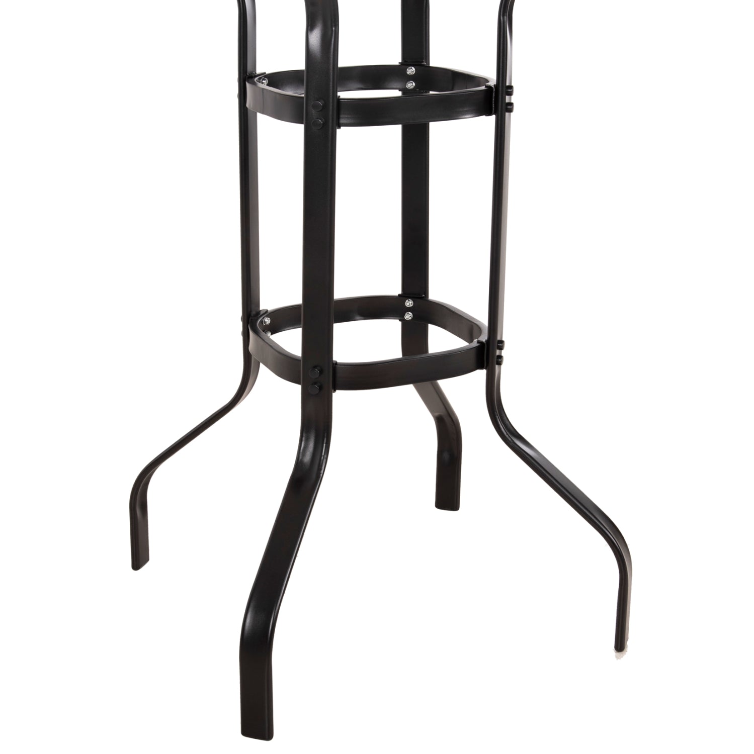 Бар маса FIGGY  черен цвят 60x60x100см