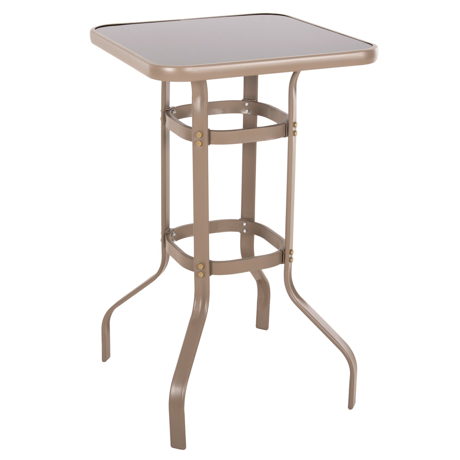 Бар маса FIGGY  цвят шампанско 60x60x100см