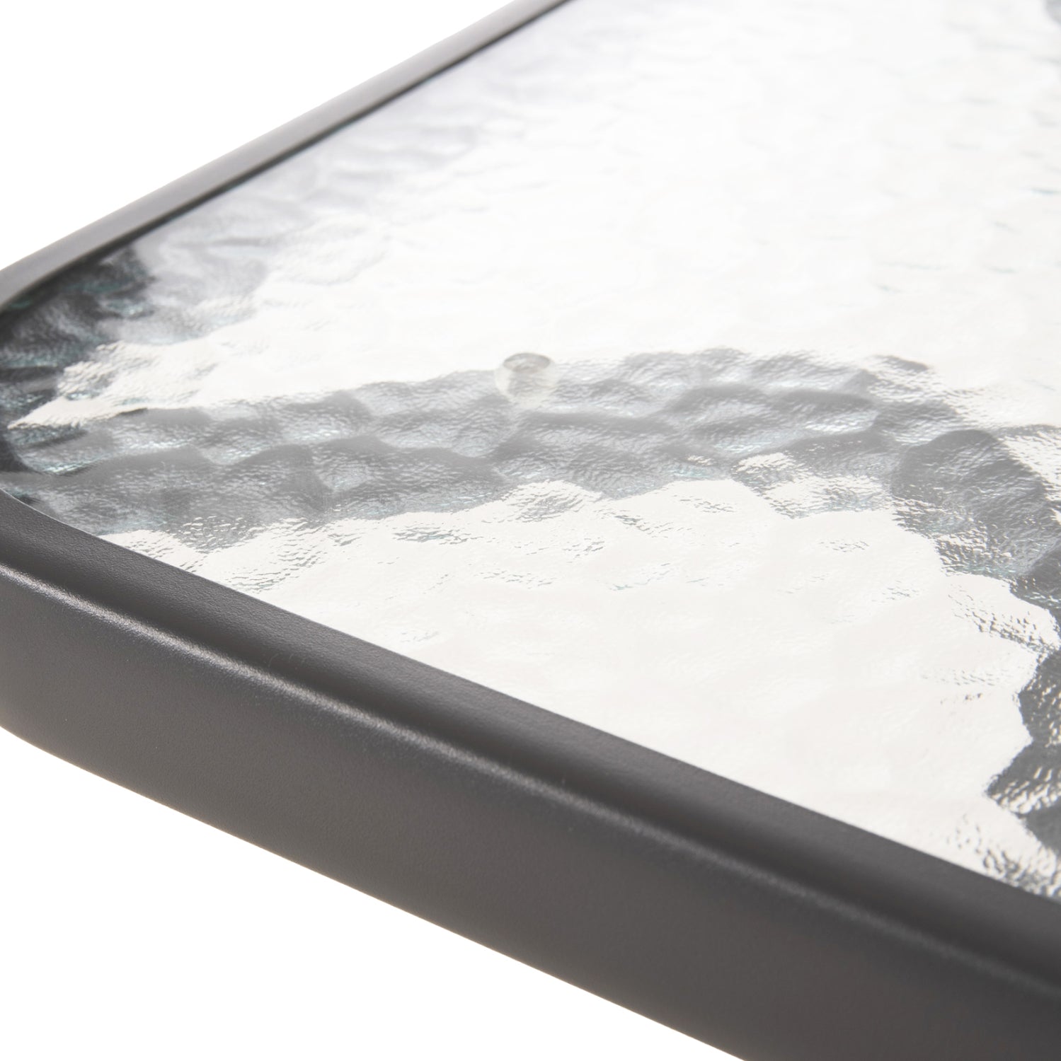 Странична маса Figoметал сиво-стъклена повърхност 45x45x51см