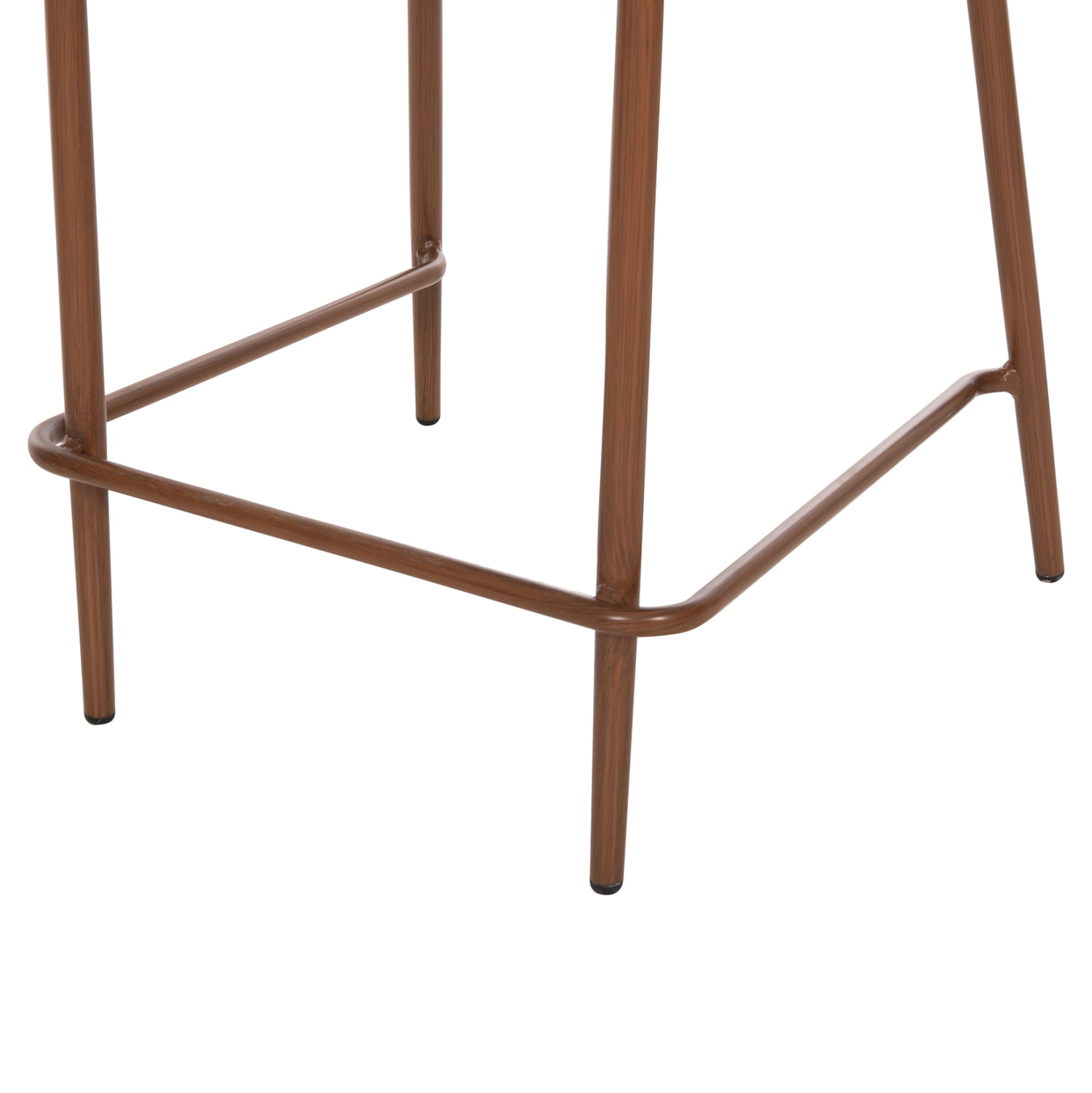 Бар стол EULO средна височина цвят орех-сив  60x60x99