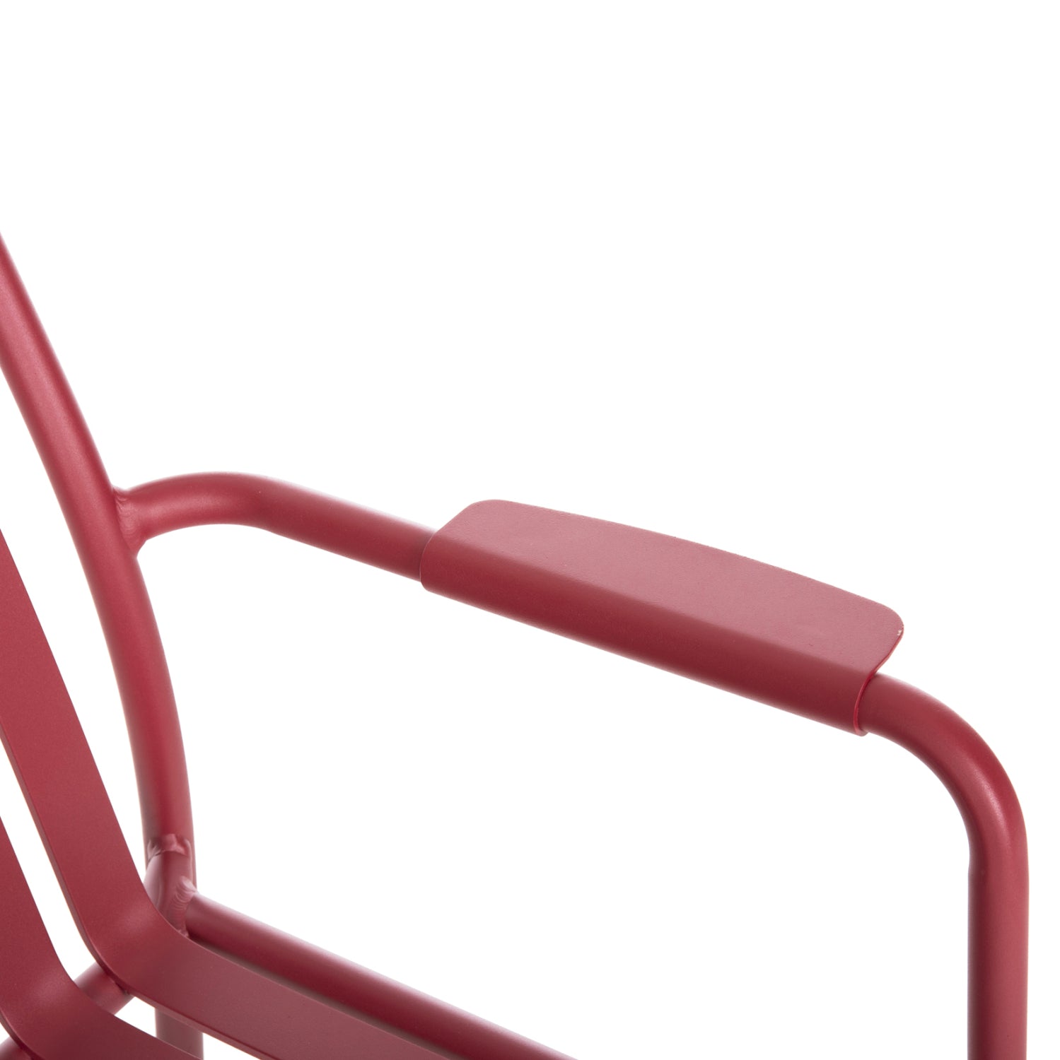 Кресло Ракел червен цвят 63x58x85