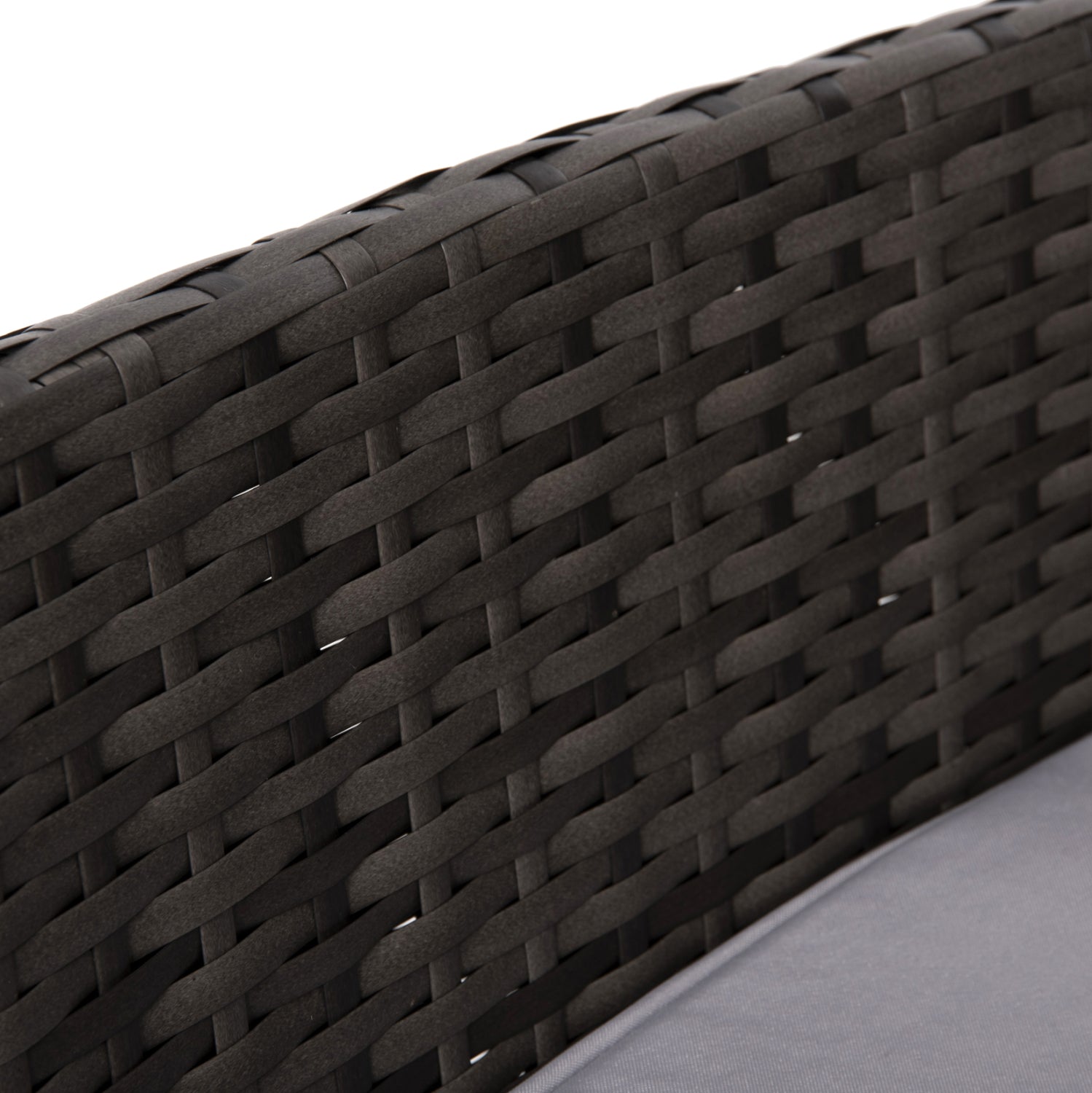 Градински комплект  Стасия от 4бр.цвят сив-бежов с диван, 2 кресла и маса75.5x37.5x38.5