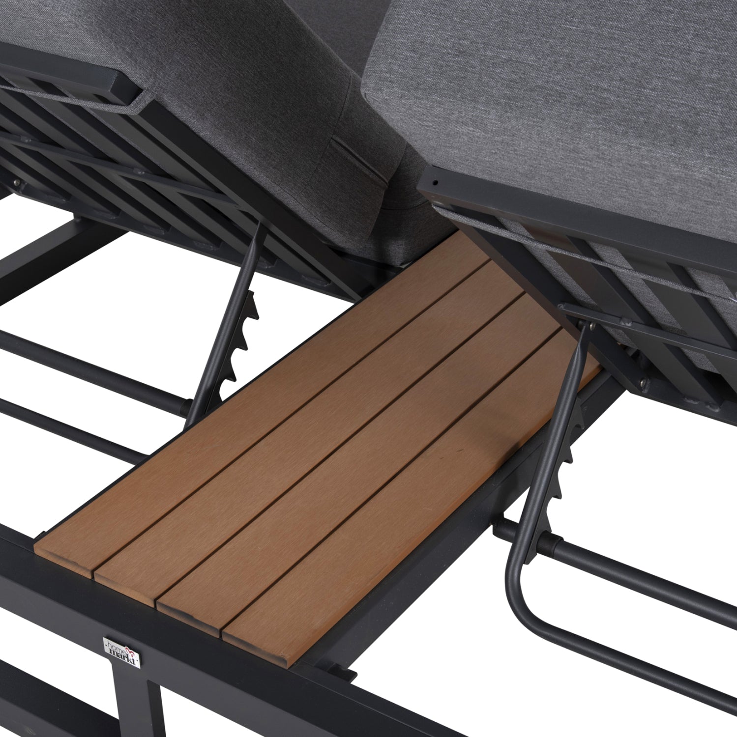 ДВОЕН АЛУМИНИЕВ ПЛАЖЕН ШЕЗЛОГ СЪС СЕННИК CUBE GALLANT GREY 2x2x2m