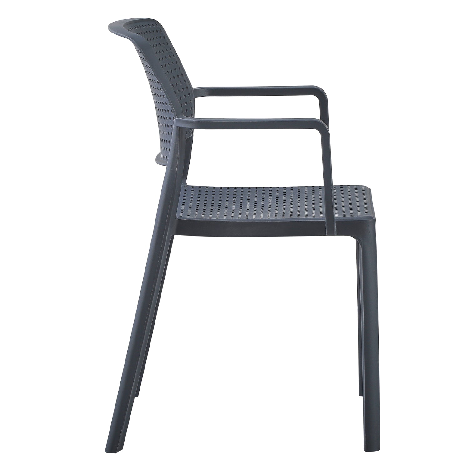 Градински стол COMFEE  сив полипропилен 54x57x83см.