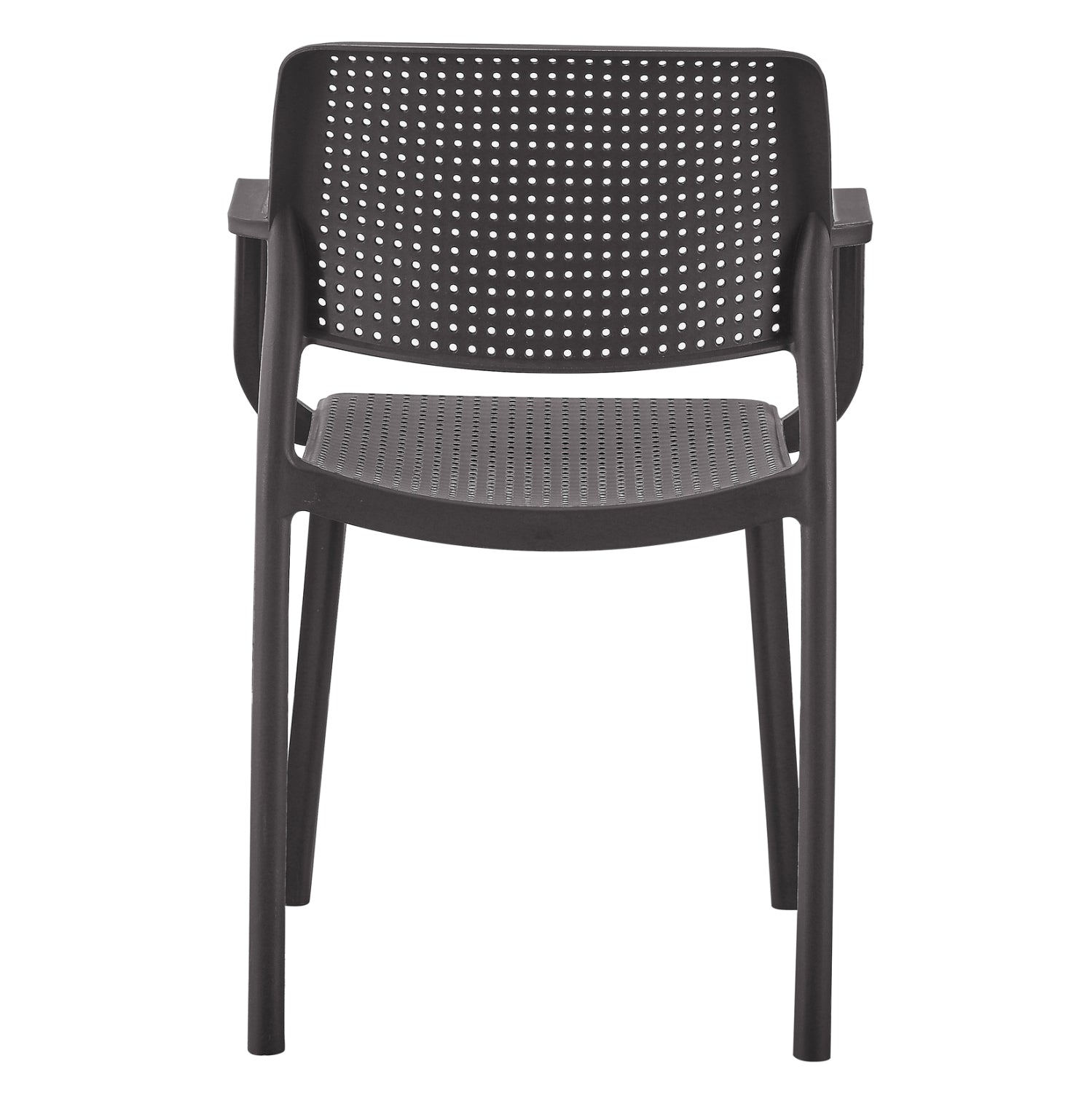 Градински стол COMFEE КГ6102.09 кафяв полипропилен 54x57x83см.