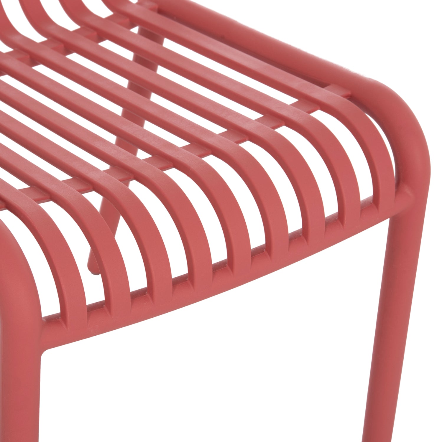 Стол CONVEE  червен цвят 48x56x79