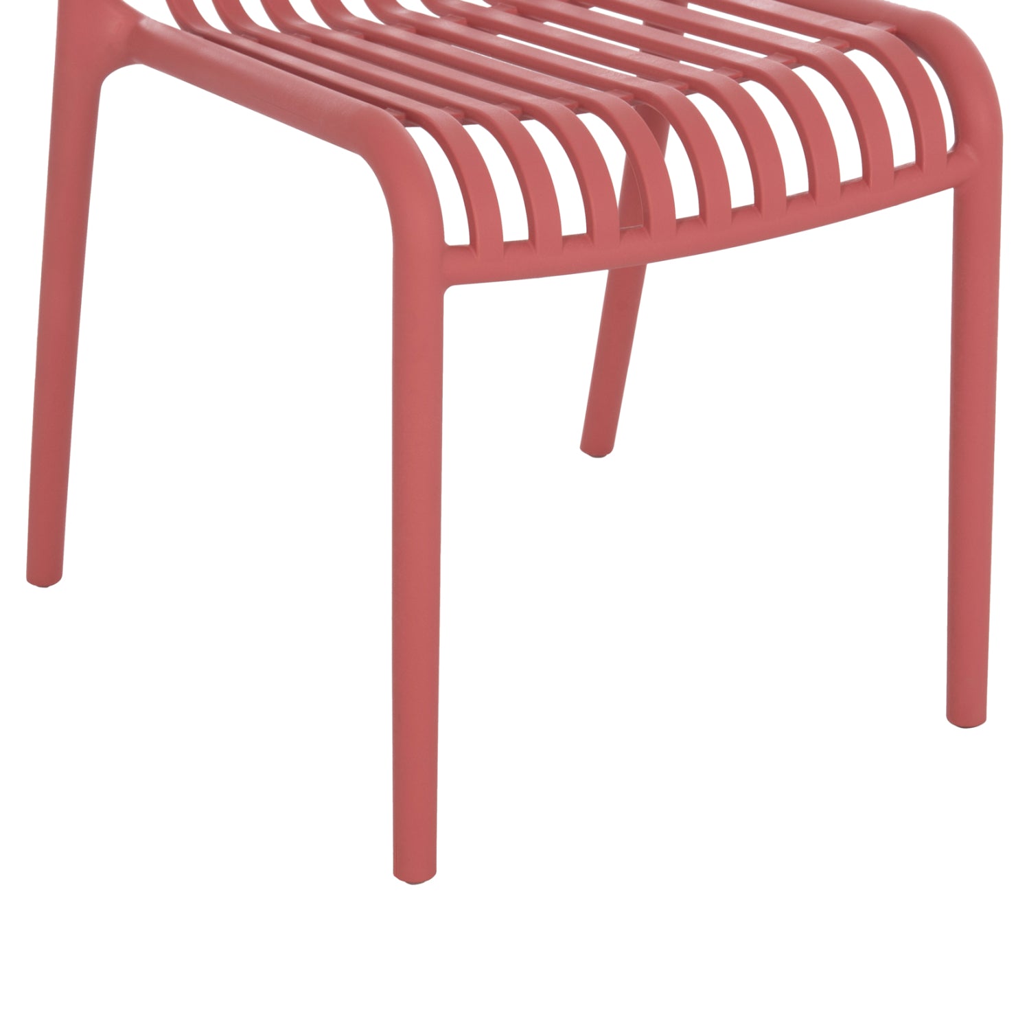 Стол CONVEE  червен цвят 48x56x79