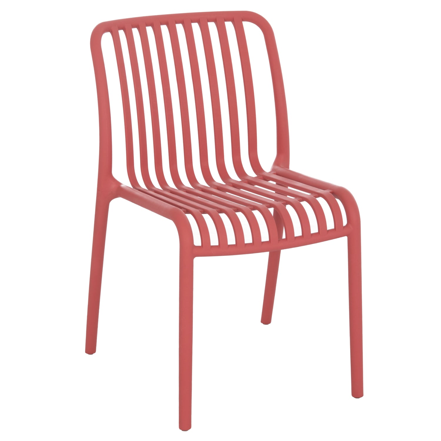 Стол CONVEE  червен цвят 48x56x79