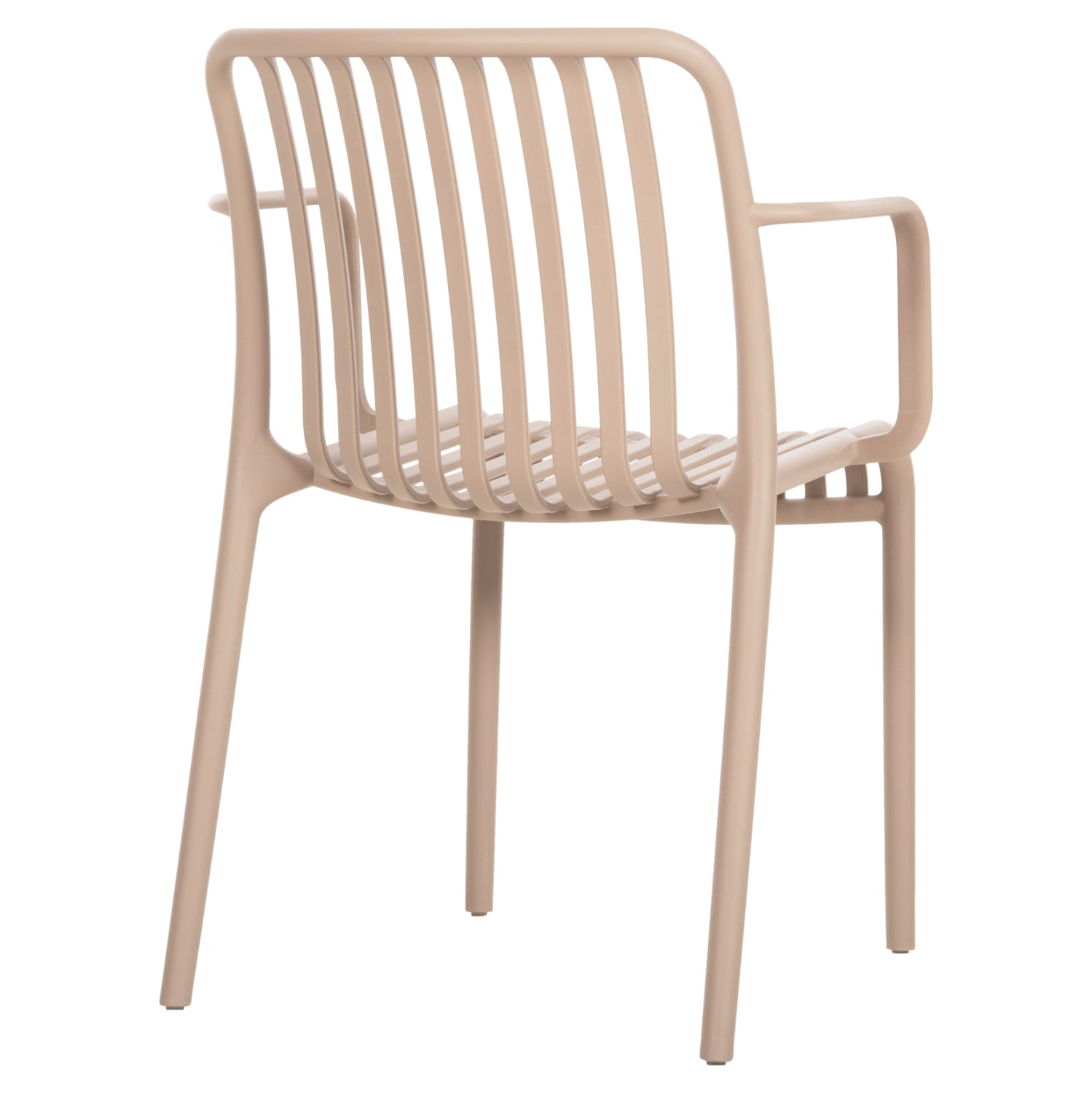 Кресло Конви с подлакътник цвят капучино  55x56x79