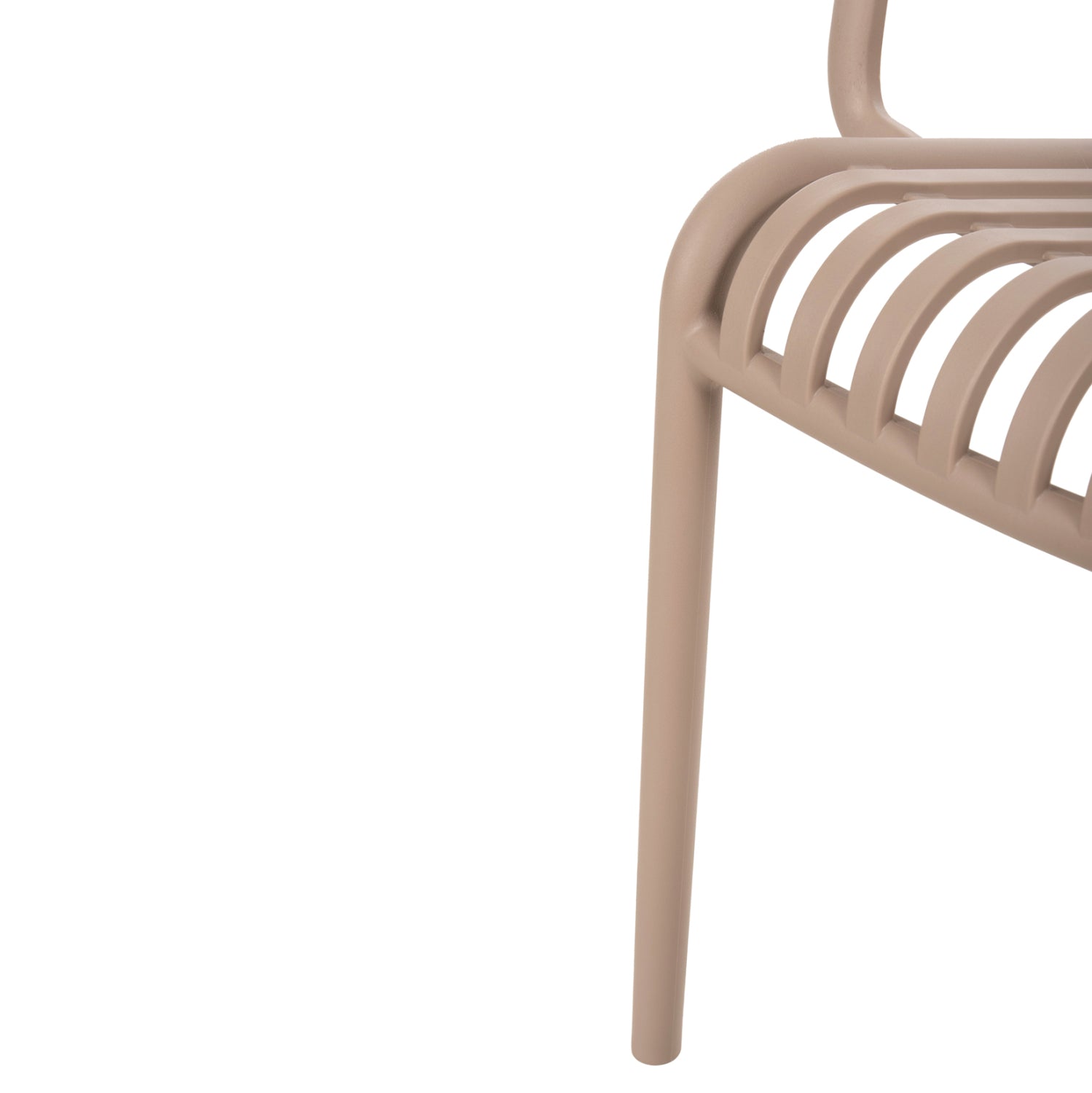 Кресло Конви с подлакътник цвят капучино  55x56x79