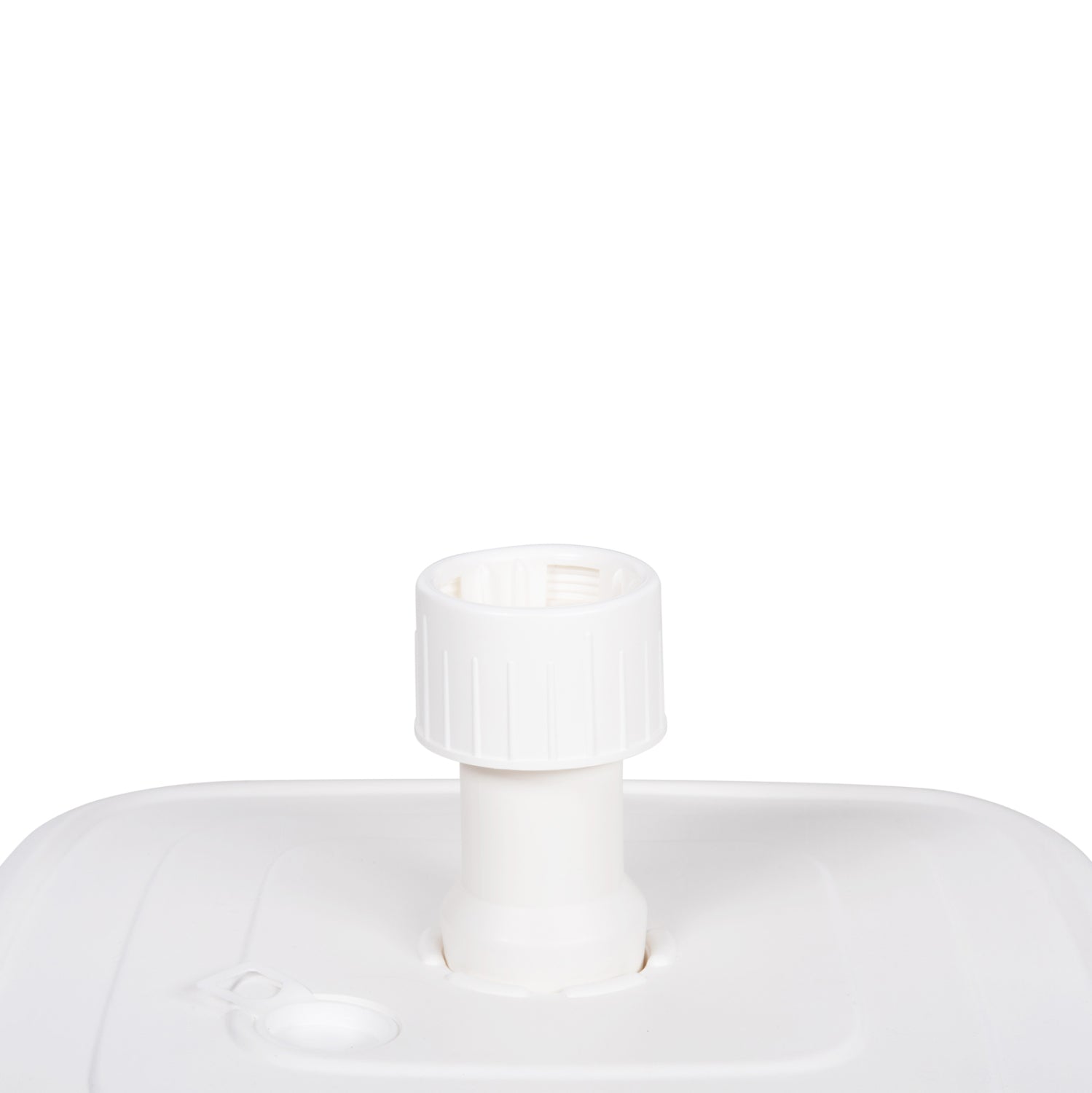 Пластмасова основа за чадър с колела / бяла - 33/50 мм стойка 46.5x23.5