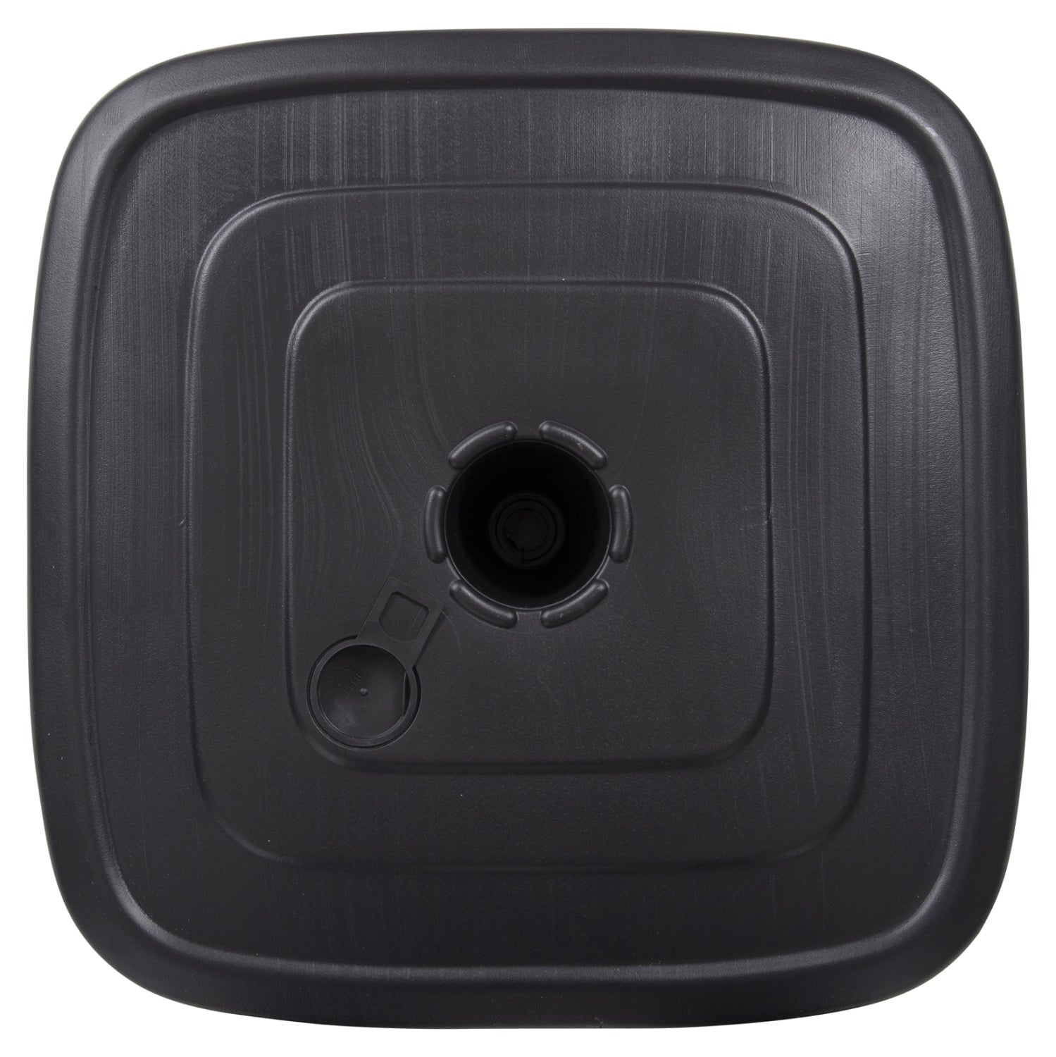 Пластмасова основа за чадър с колела / карбон - 33/50 мм стойка 46.5x23.5h