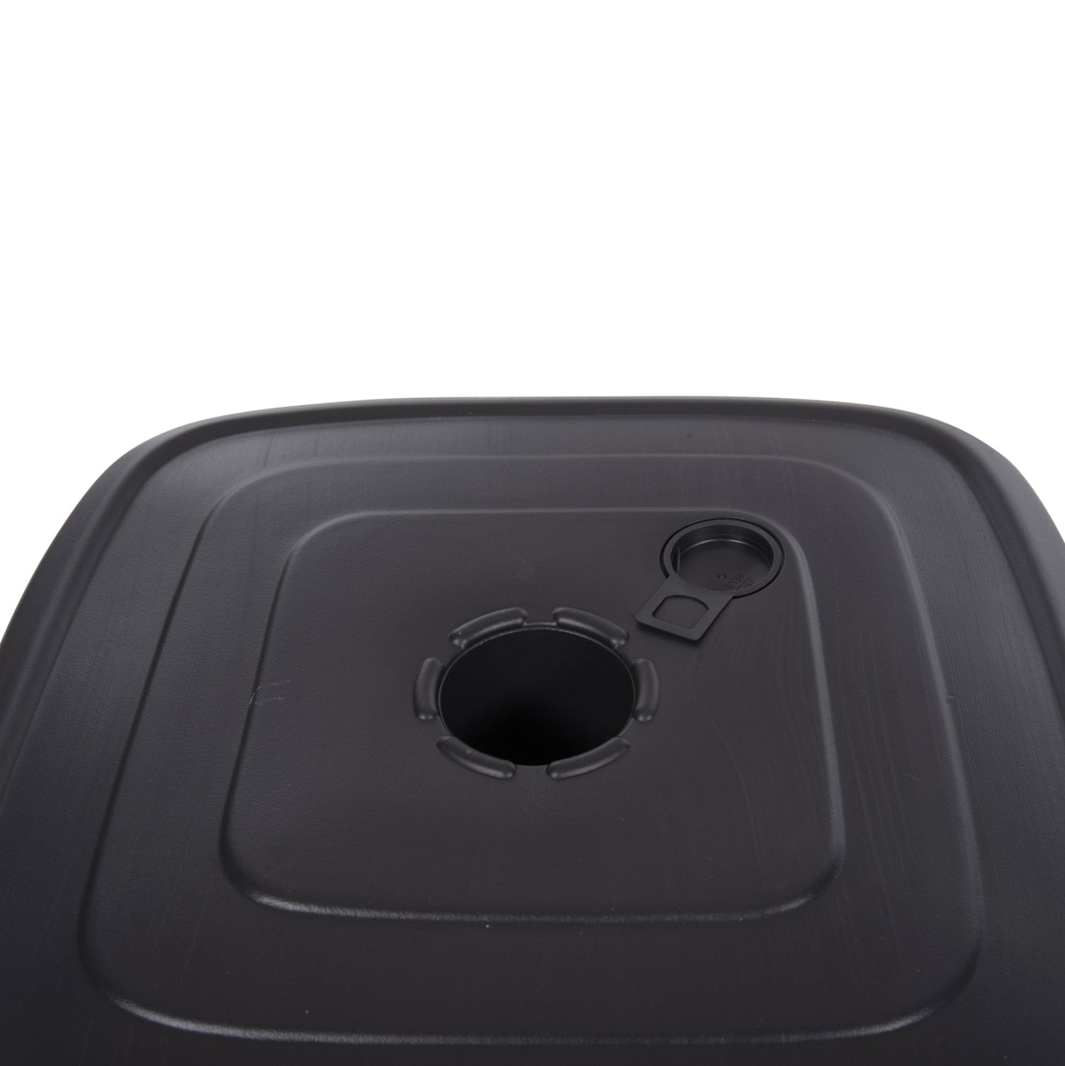 Пластмасова основа за чадър с колела / карбон - 33/50 мм стойка 46.5x23.5h