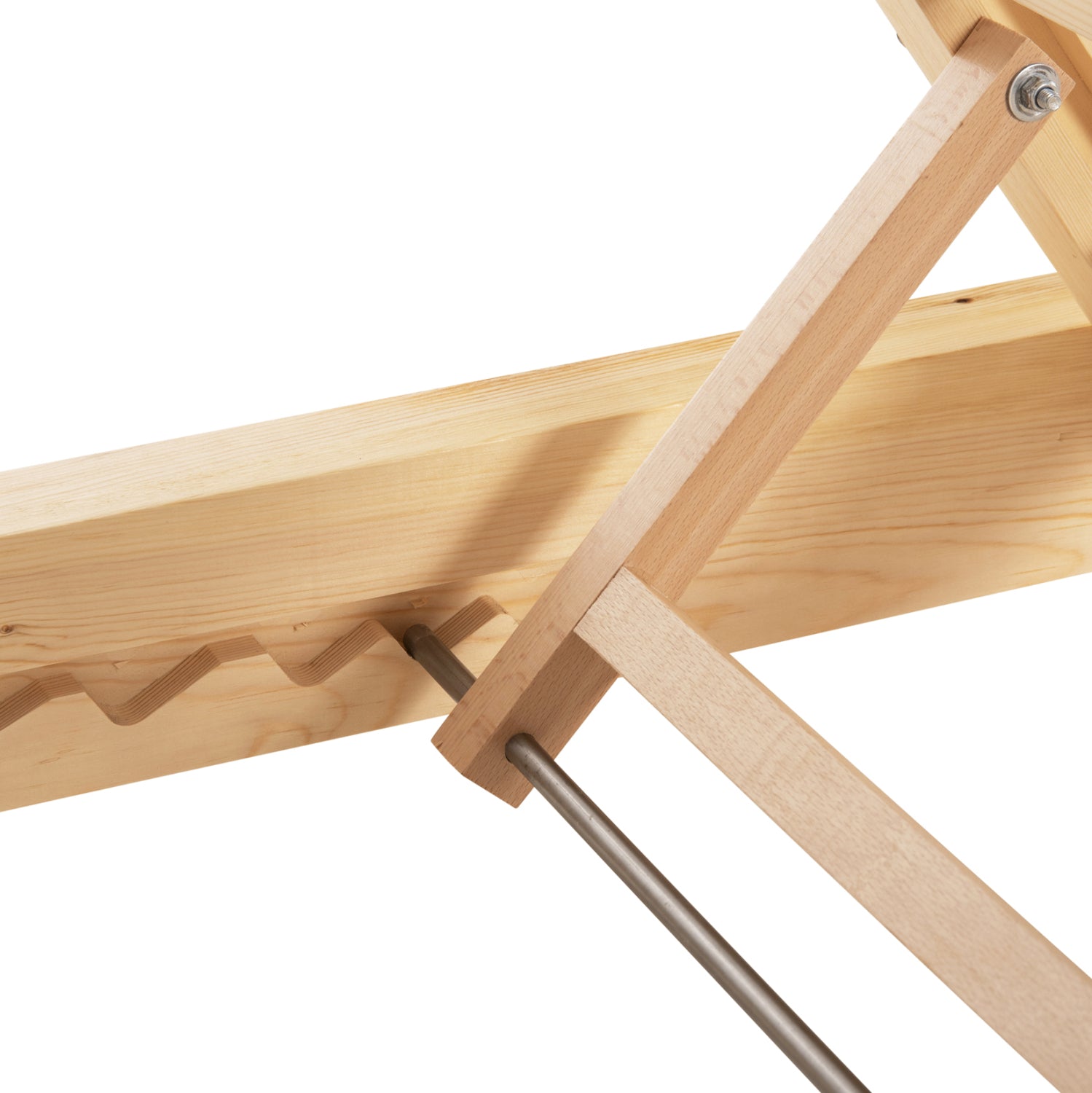 Шелон ikaria натурален боров дървесина 80x208x32-100см