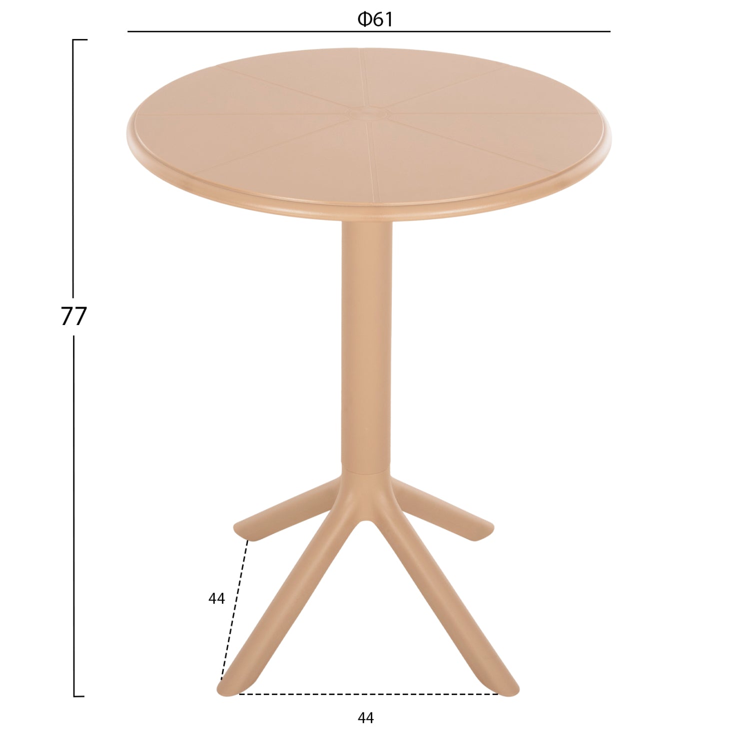 Маса Терин полипропилен  Φ61x77Hсм.