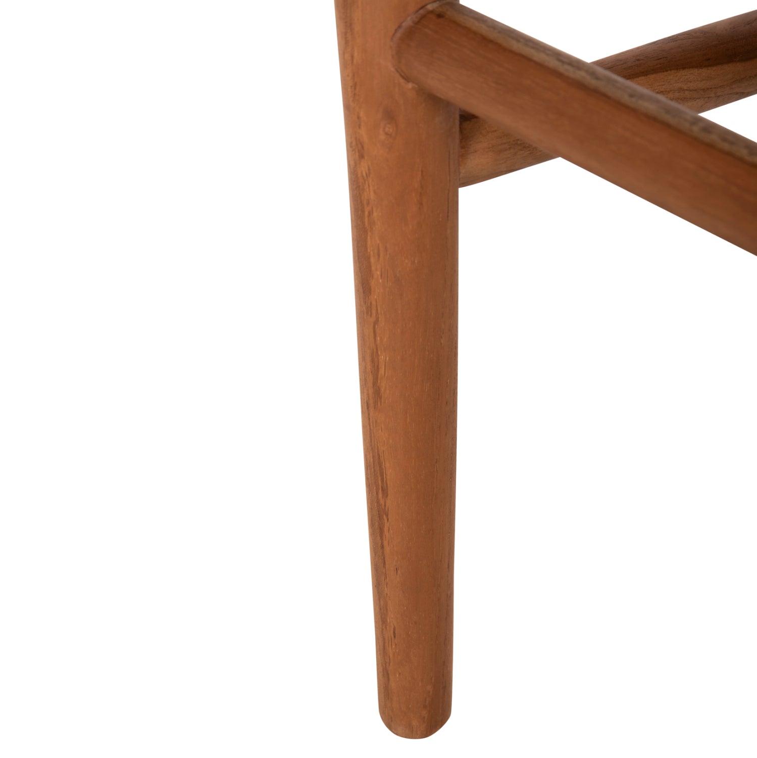 Кресло ROSCO тиково дърво-въже 56x54.5x78см