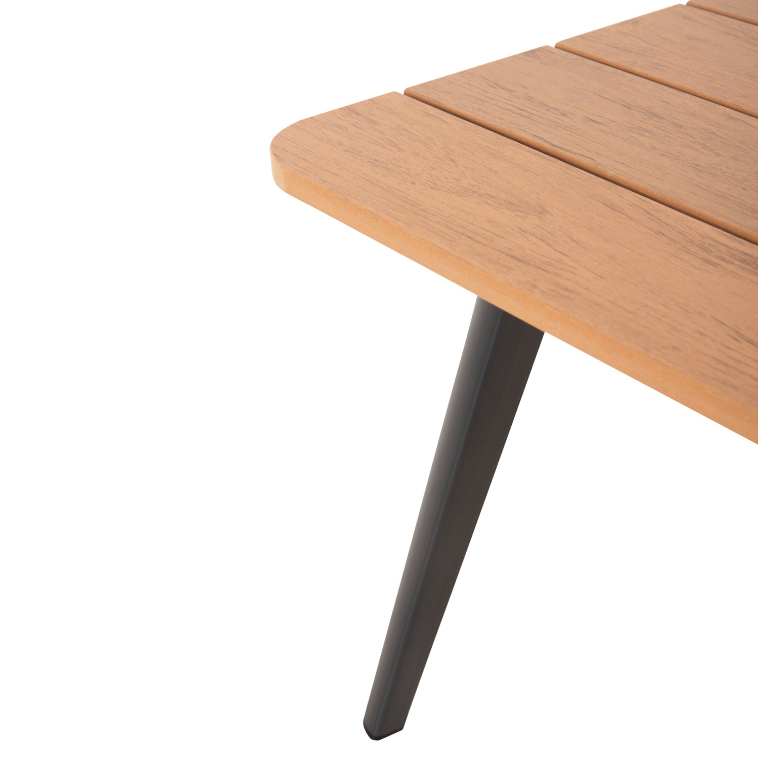 Комплект  MAERLY цвят антрацит-бежов  с диван 196/258см и маса 120/56.5см