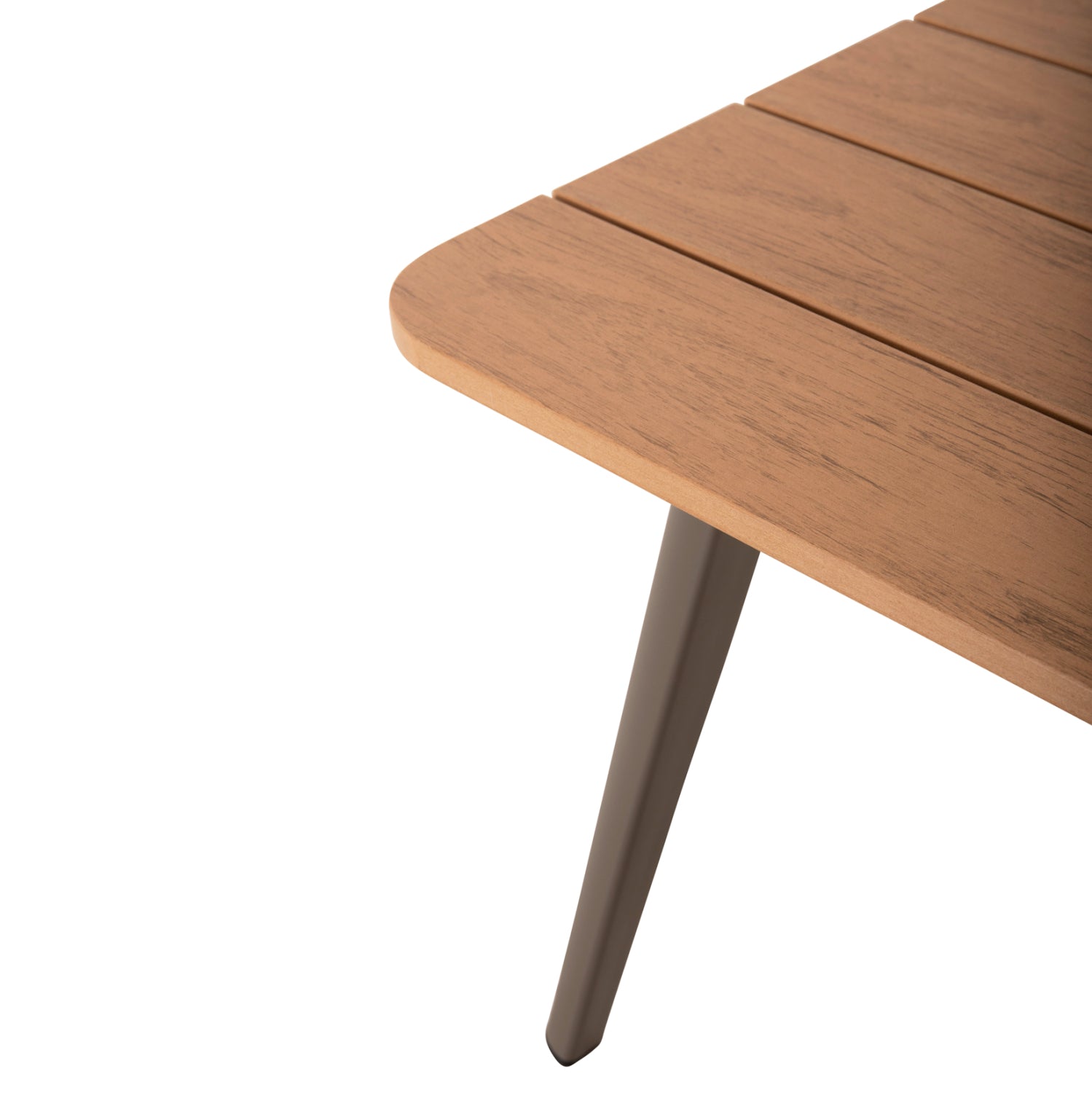 Комплект MAERLY  цвят шампанско-бежов с диван 196/258см и маса 120/56.5см