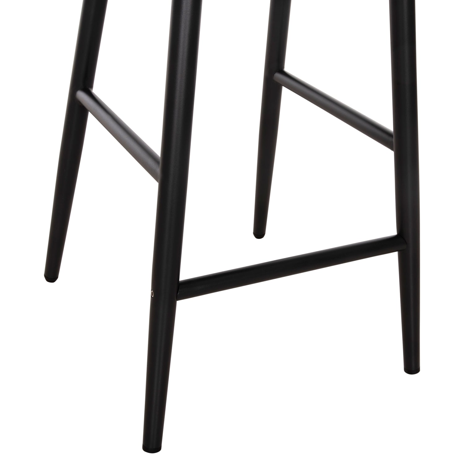 Бар стол CAMDEN цвят черен-екрю 56x60x108