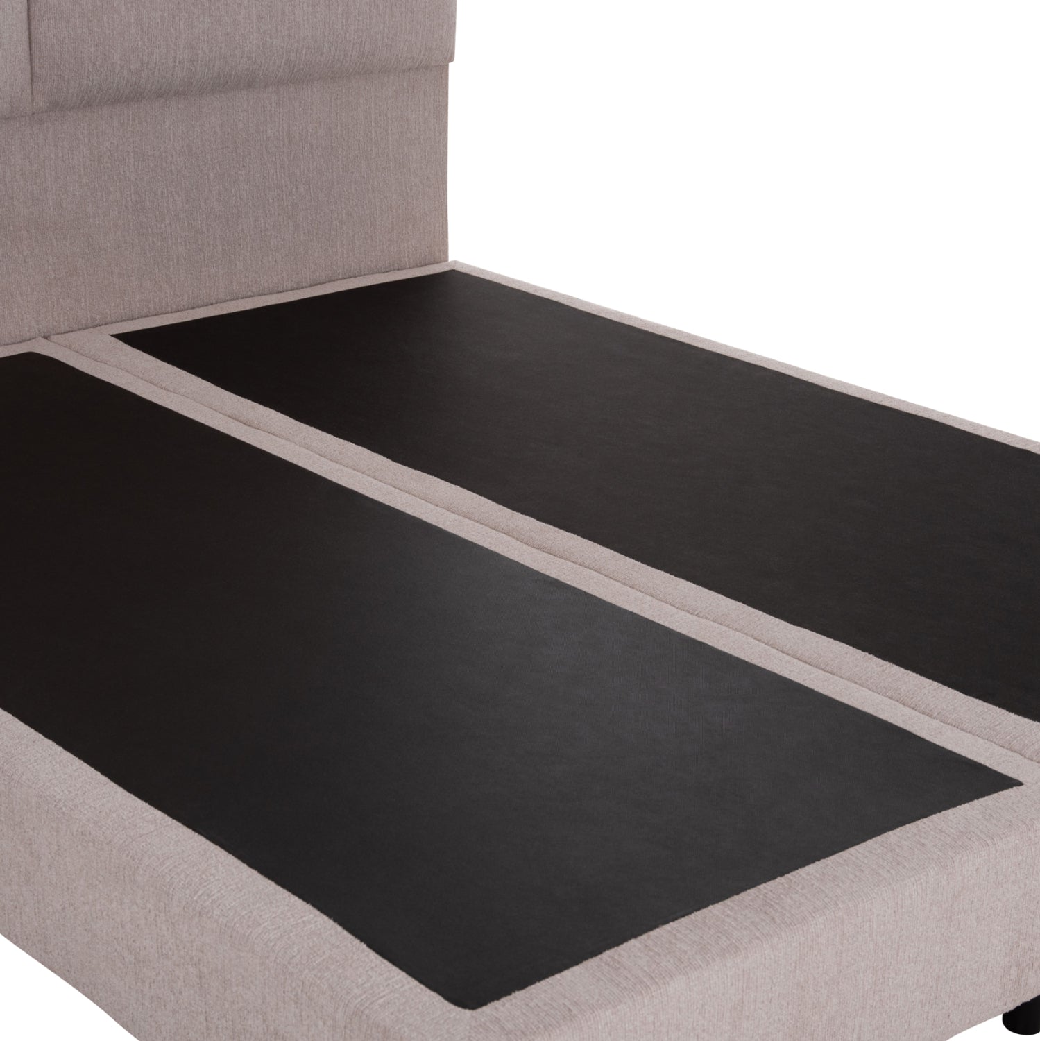 Тапицирано легло Milo бежово - за матрак 160x200см