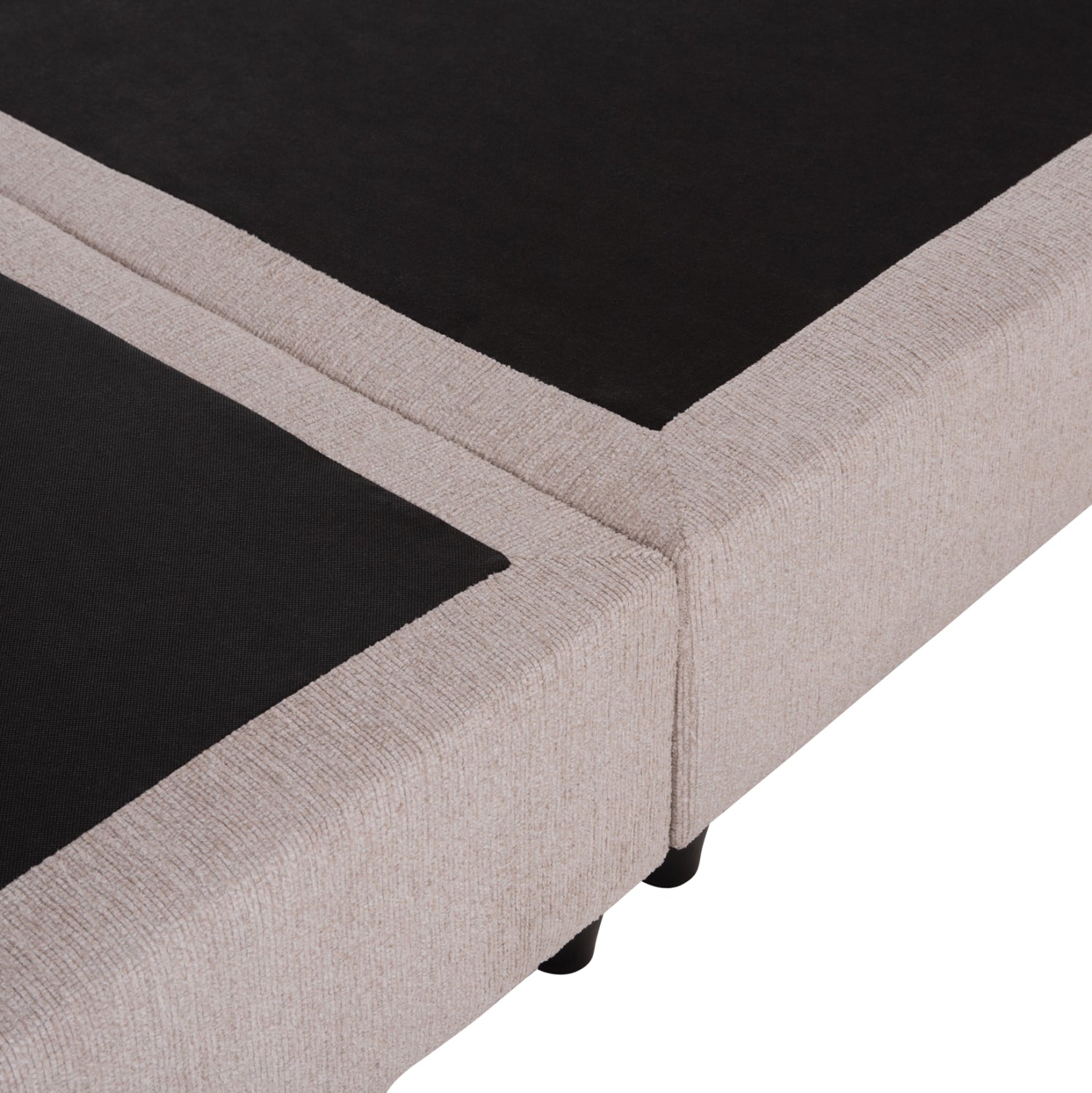 Тапицирано легло Milo бежово - за матрак 160x200см