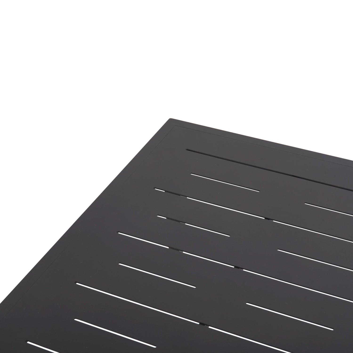 Комплект градински LARRY тъмно сив цвят/алуминий диван с 2 кресла и маса125x65x40,5