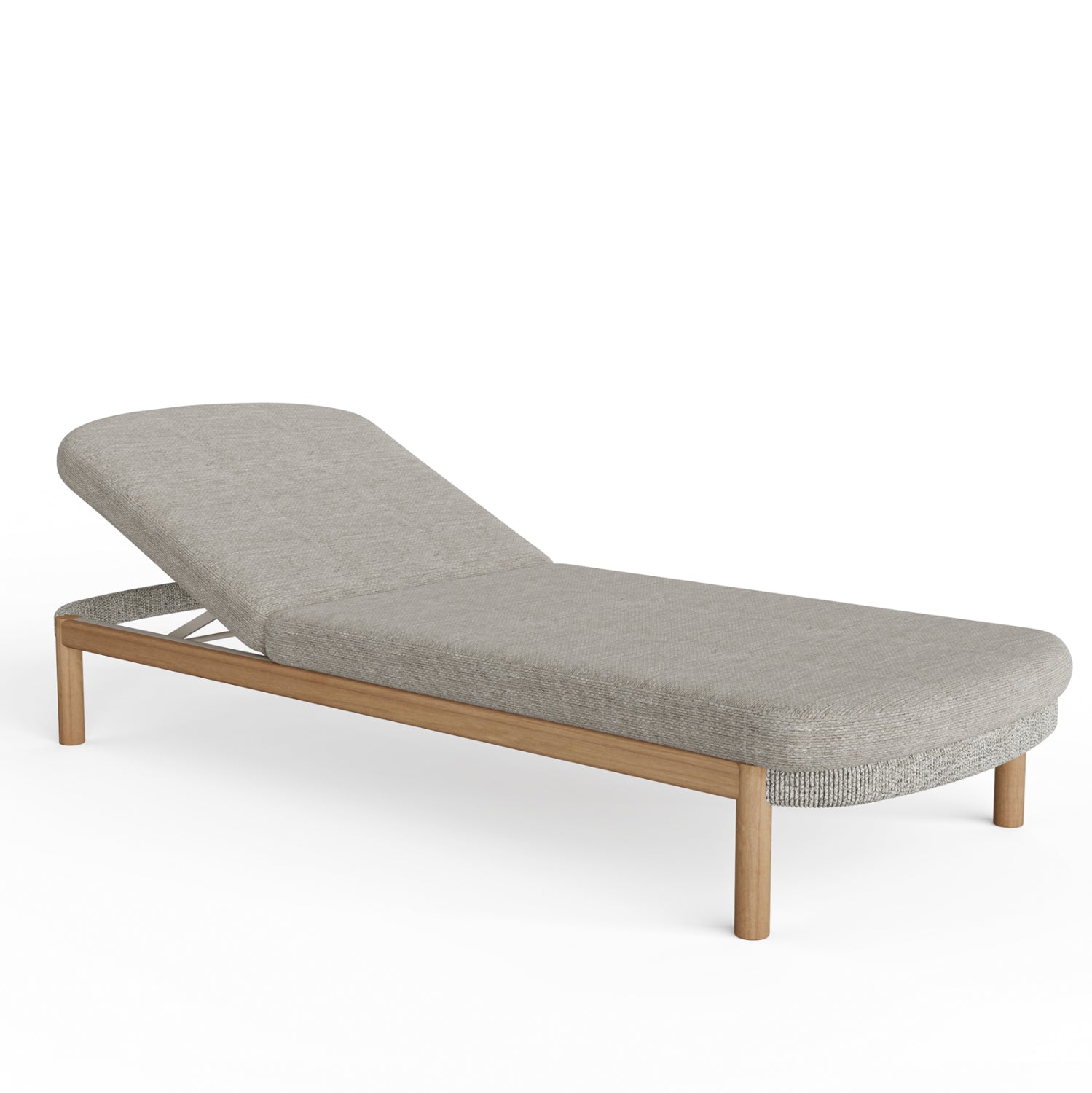 Шезлонг PEARL 195x70x28-40