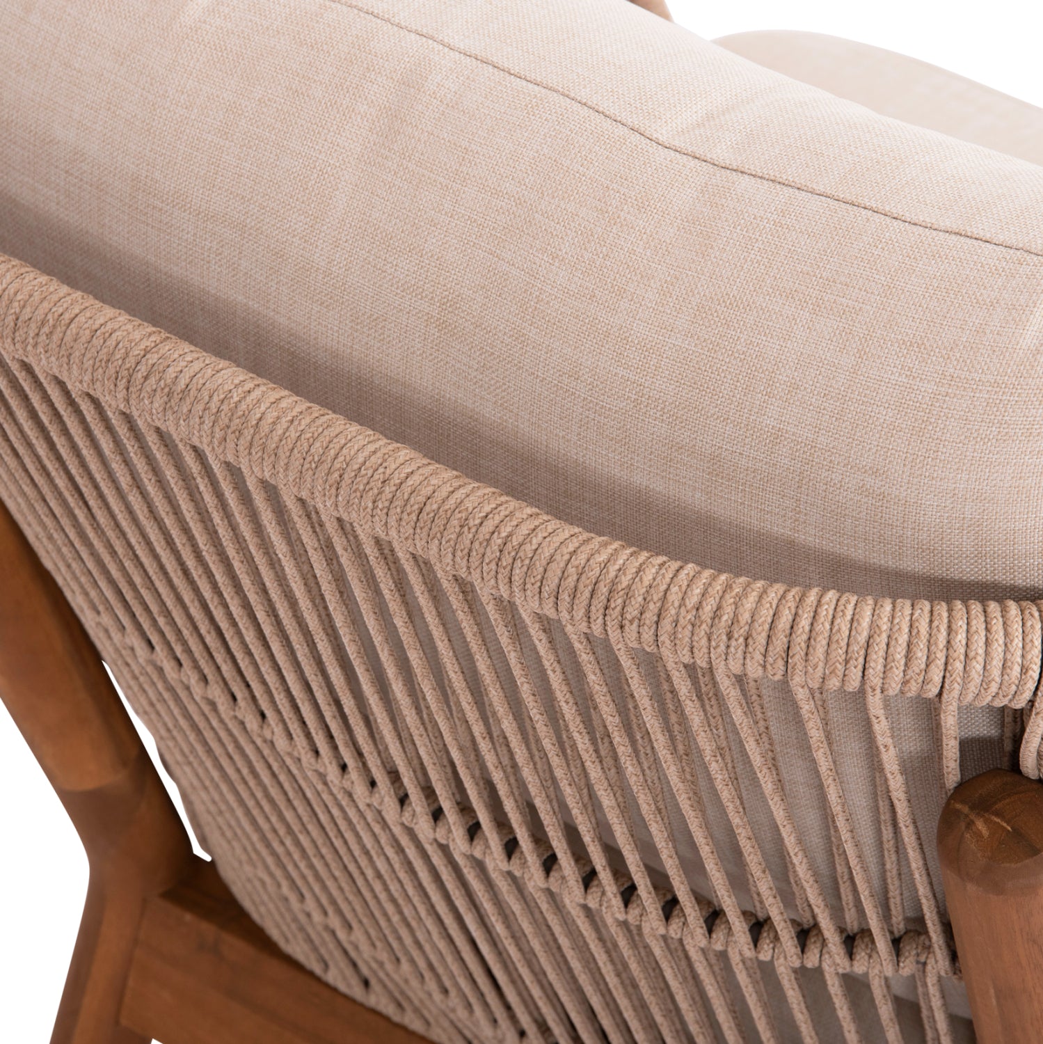 Комплект Санджи акация/алуминий -натурал