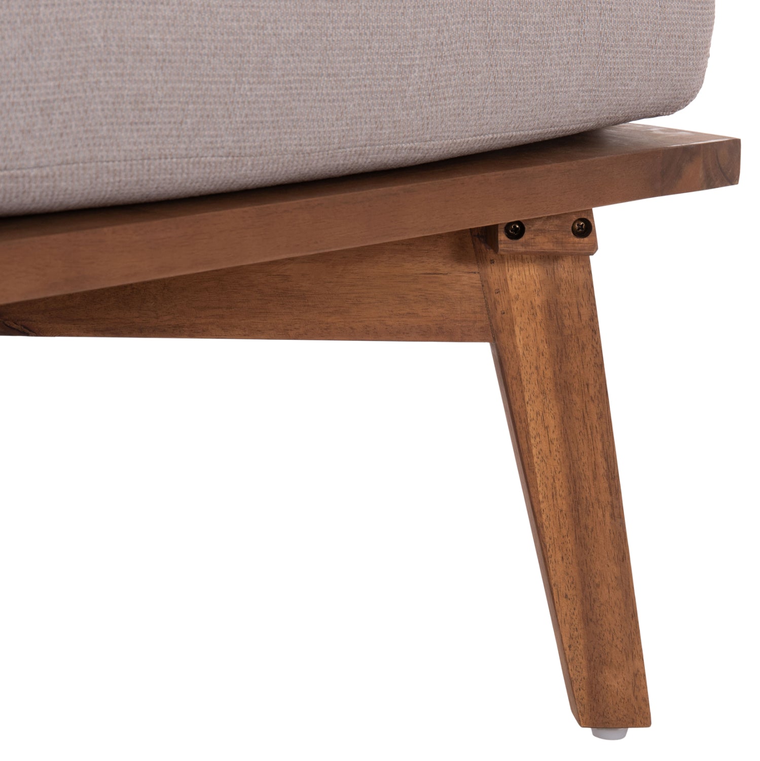 Градински комплект HARRA акациево дърво с маса 200x75.5x87 естествен-сив цвят 4 бр