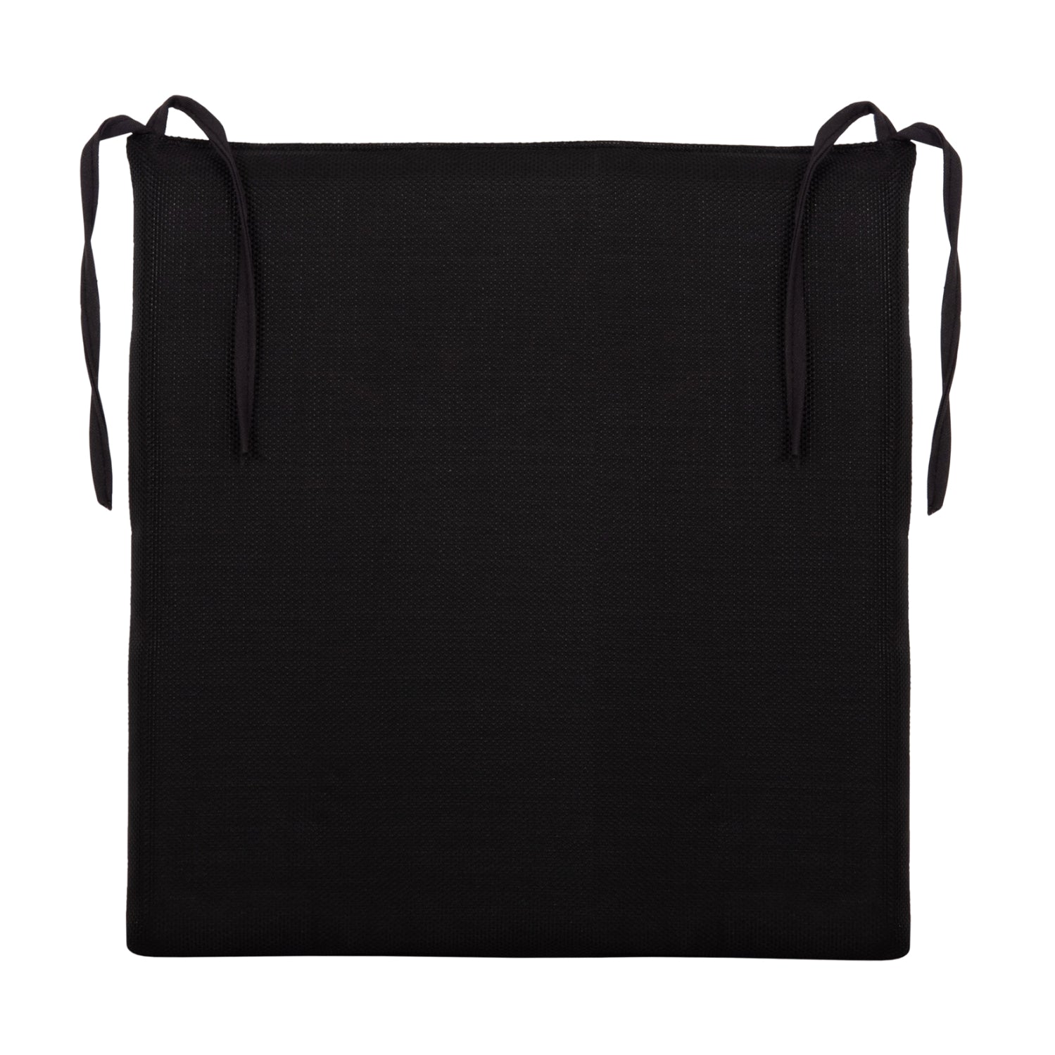 Възглавница текстил за стол Боги  цвят черен 43x41x3.5