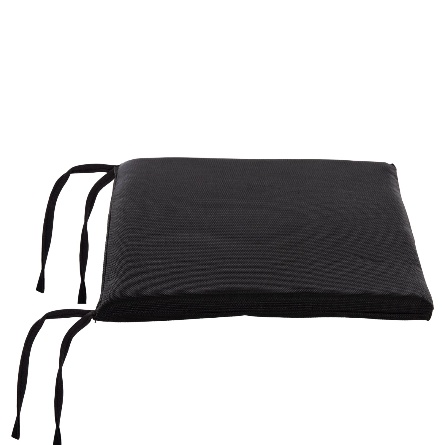 Възглавница текстил за стол Боги  цвят черен 43x41x3.5