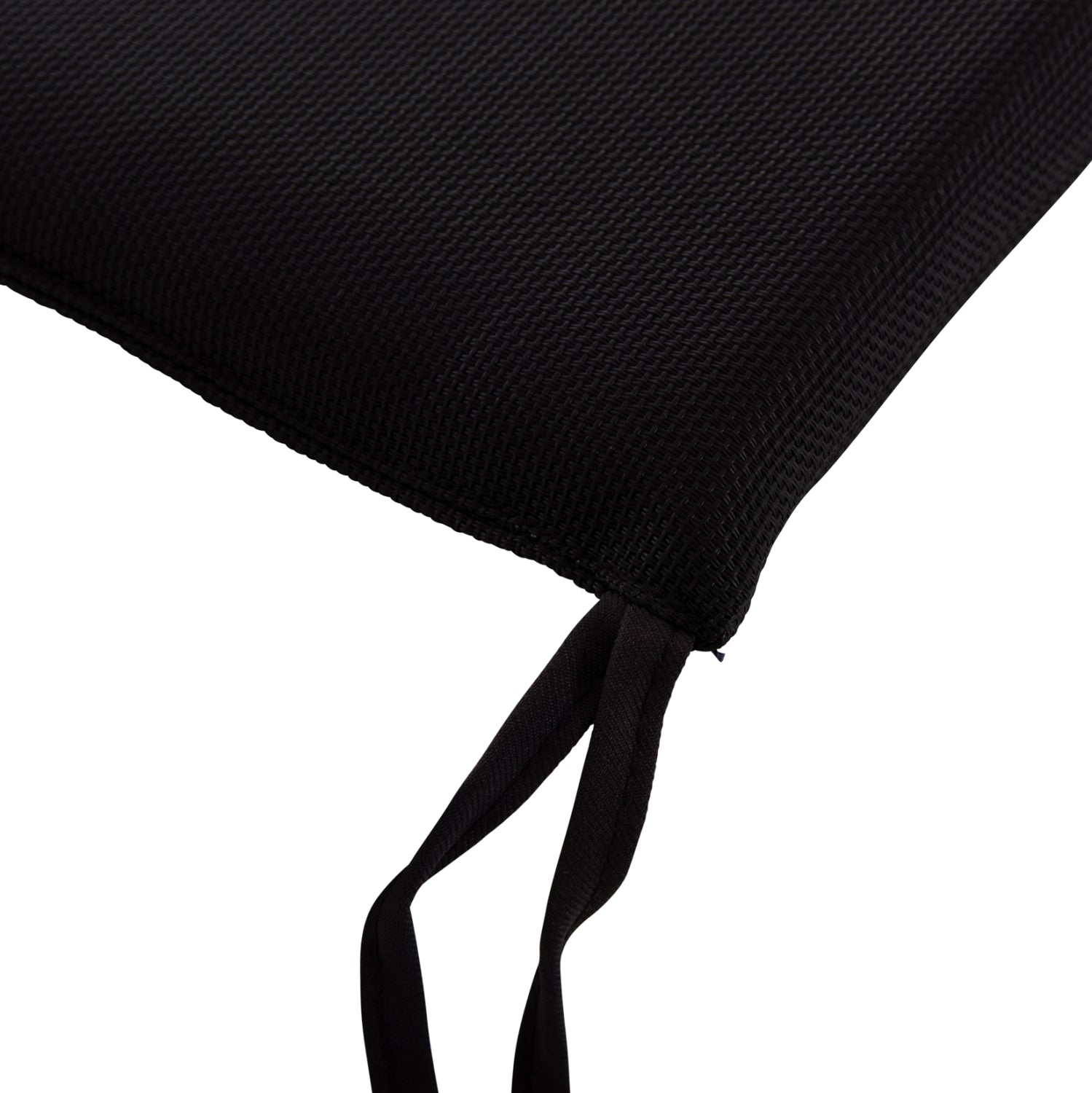 Възглавница текстил за стол Боги  цвят черен 43x41x3.5