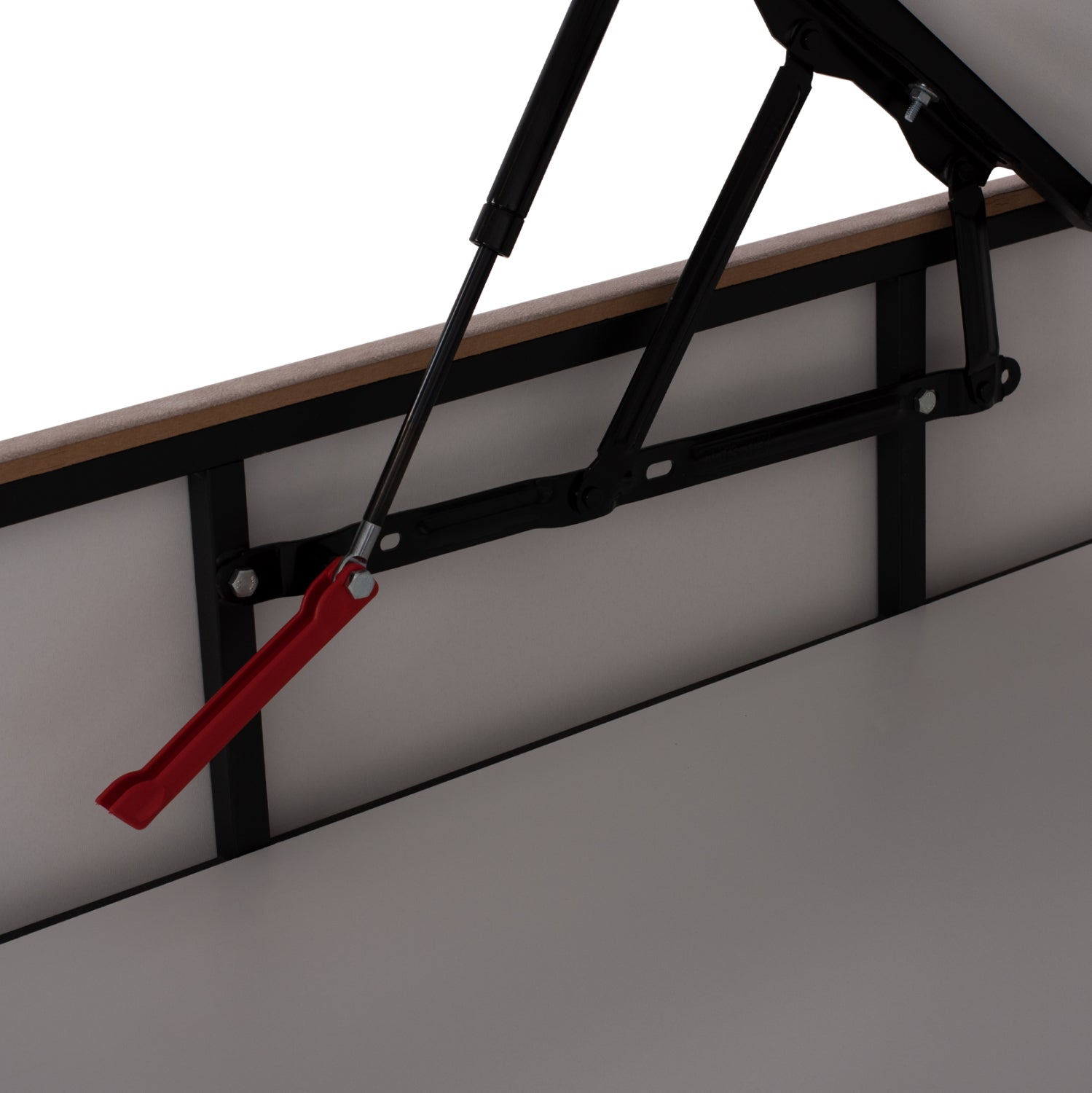 Легло малена с място за съхранение бежов нубук плата за матрак 160x200 см