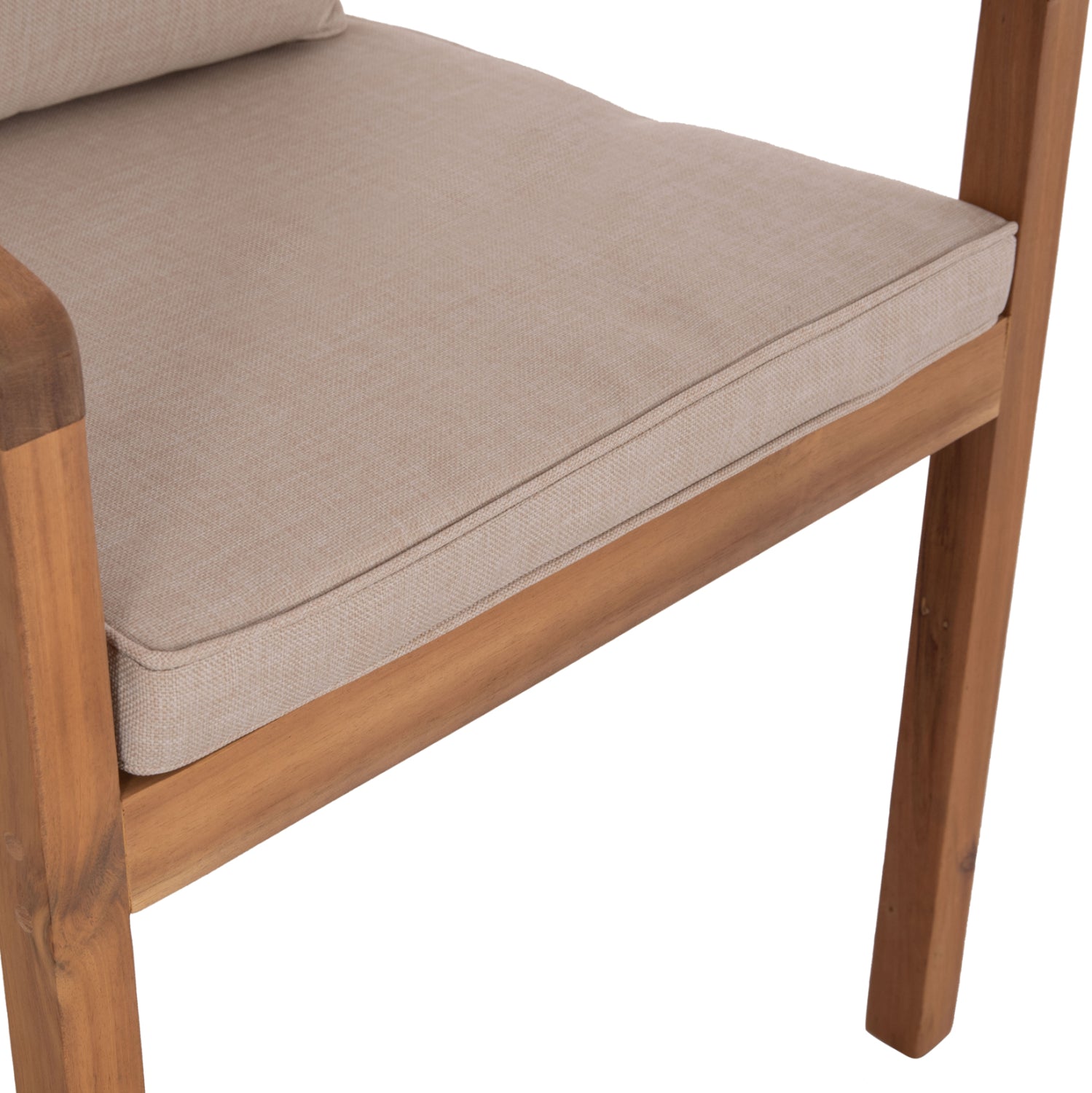 Стол CONTREL цвят натурал-бежов 61x58x75см