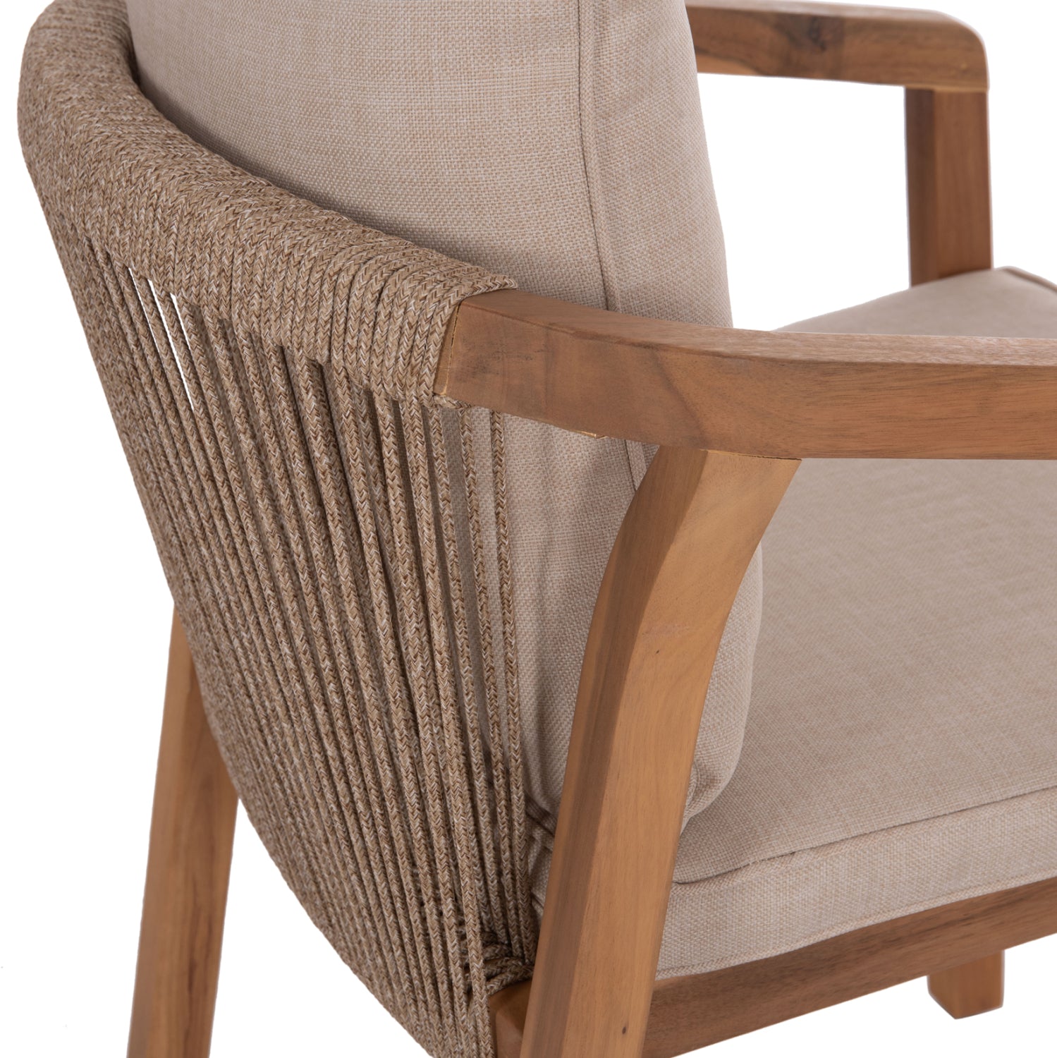 Стол CONTREL цвят натурал-бежов 61x58x75см