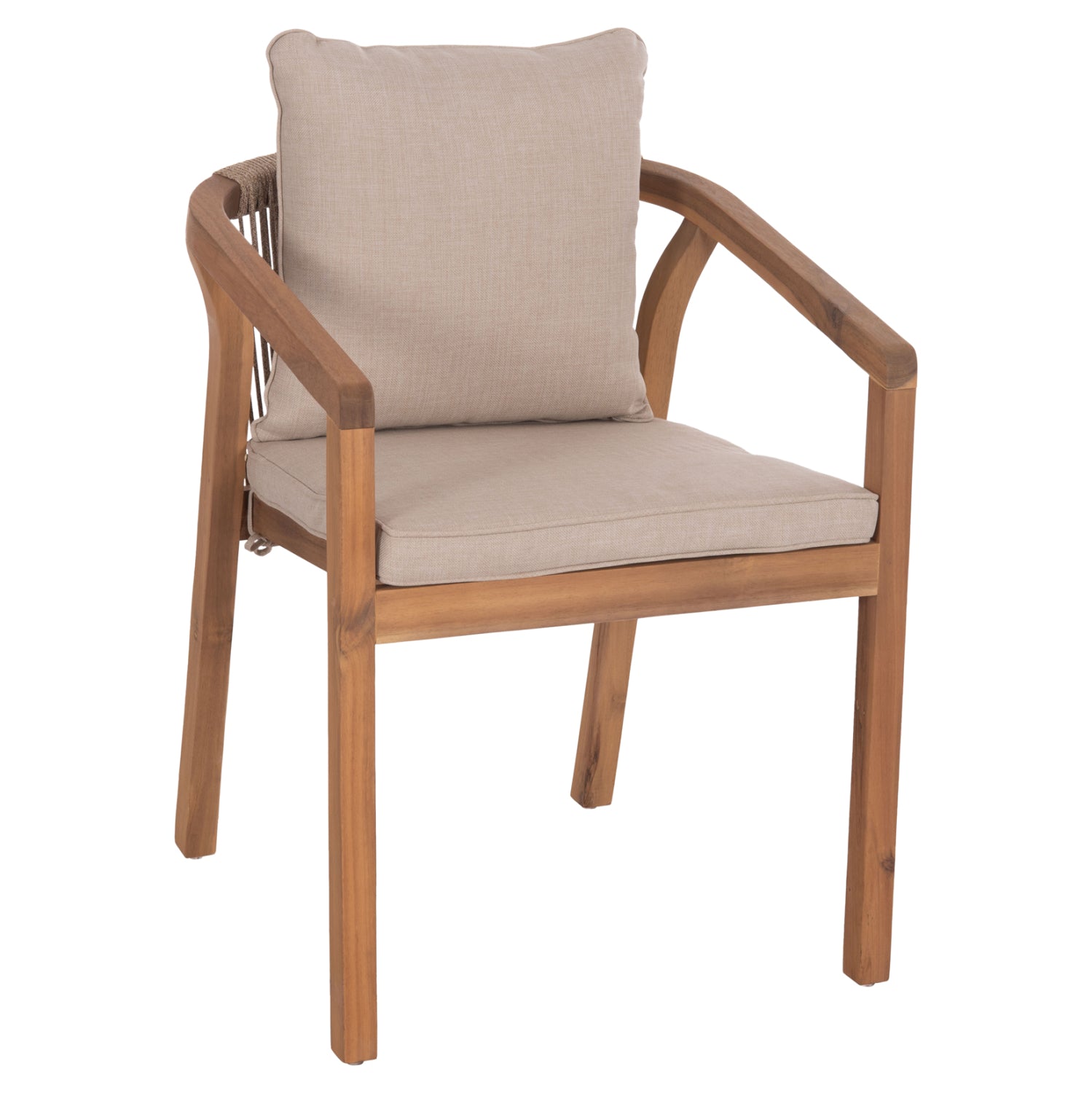 Стол CONTREL цвят натурал-бежов 61x58x75см