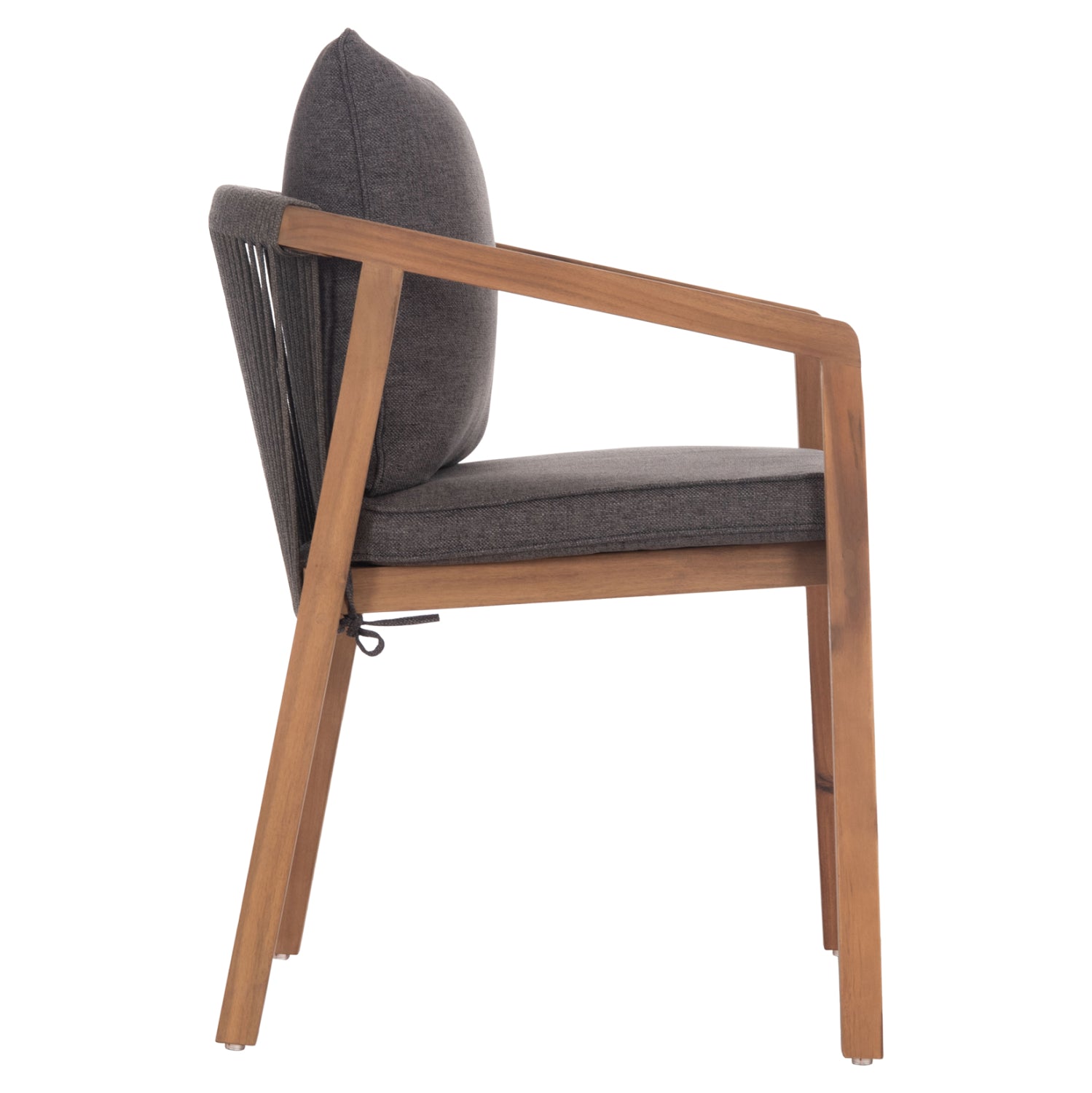 Стол CONTREL цвят натурал-сив 61x58x75см