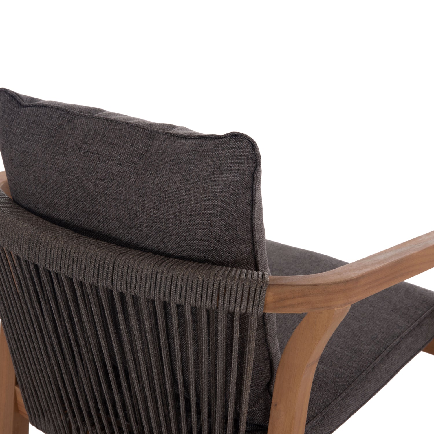 Стол CONTREL цвят натурал-сив 61x58x75см