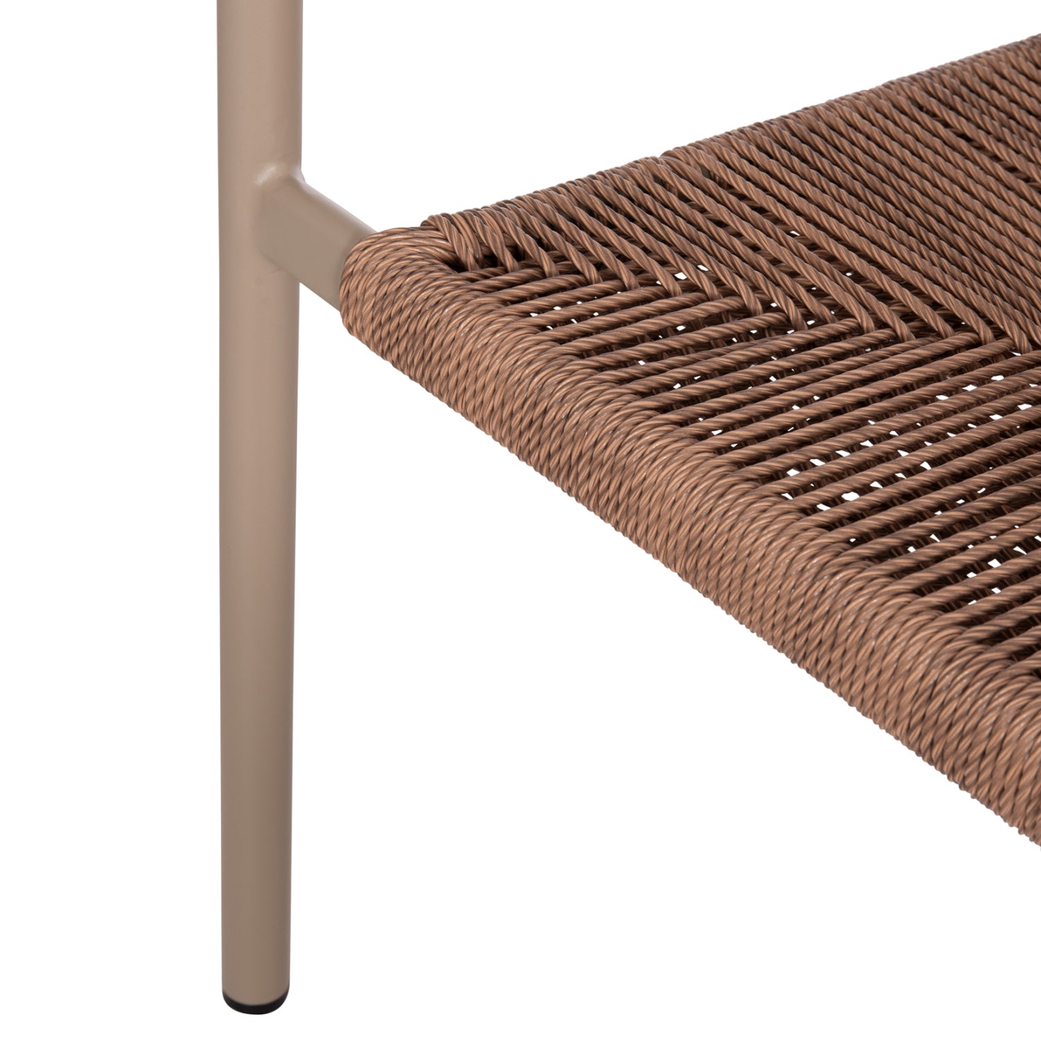 Кресло Луси мока цвят  58x56x79