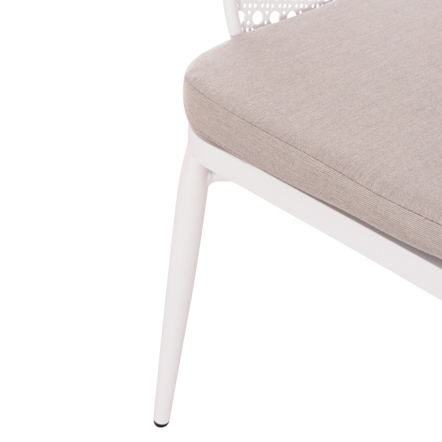 Кресло OREGO  цвят бял-светло сив  56x59x81