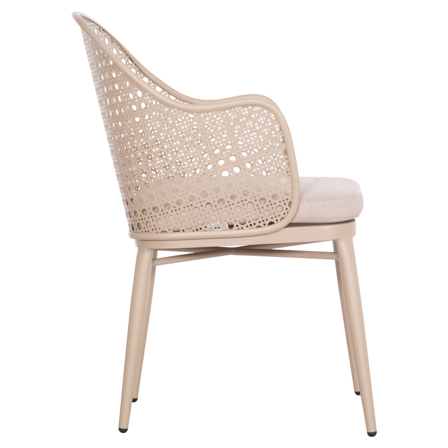 Кресло OREGO  цвят капучино 56x59x81