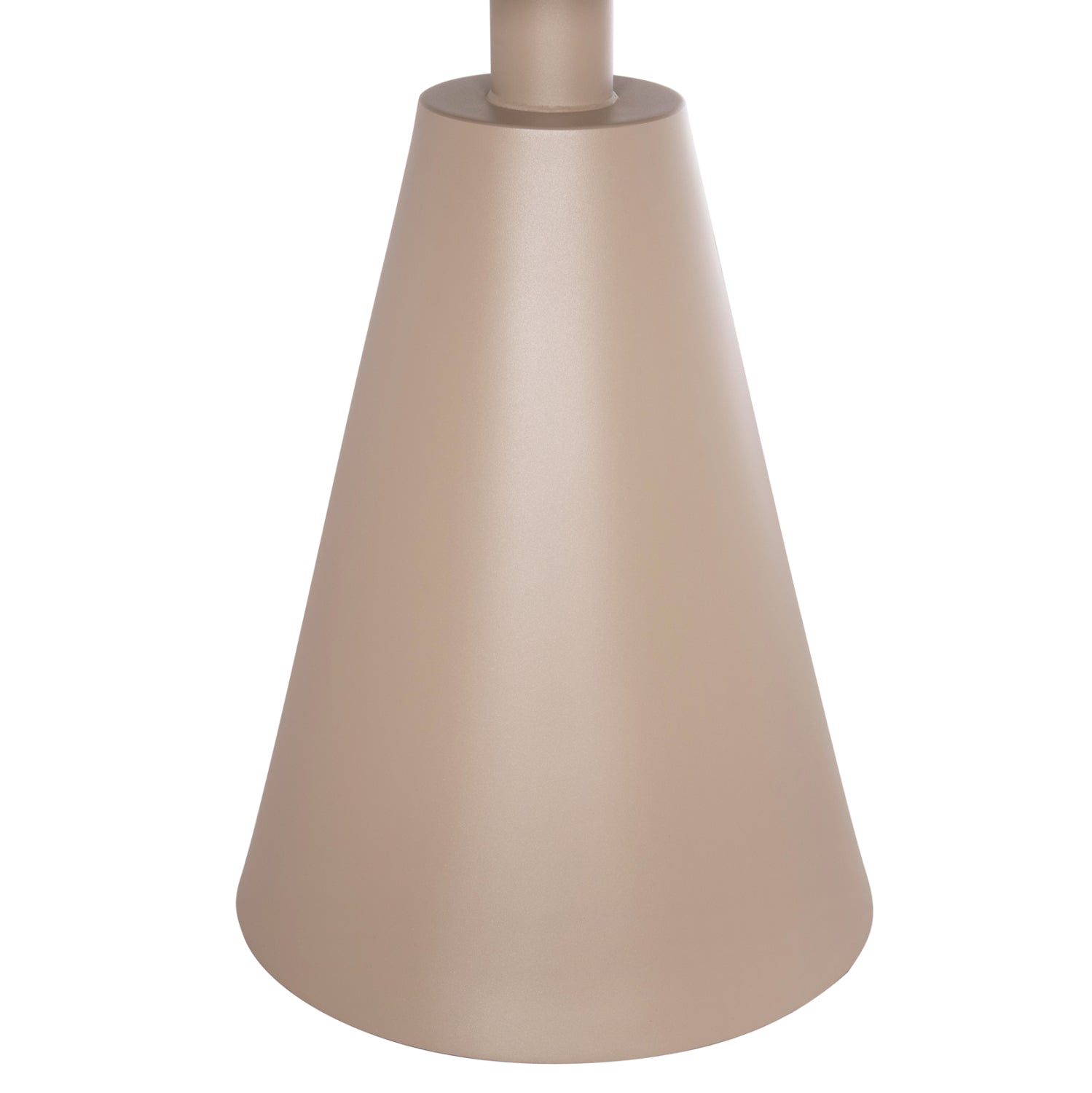 Помощна маса Сара алуминиева цвят капучино   Φ50x56